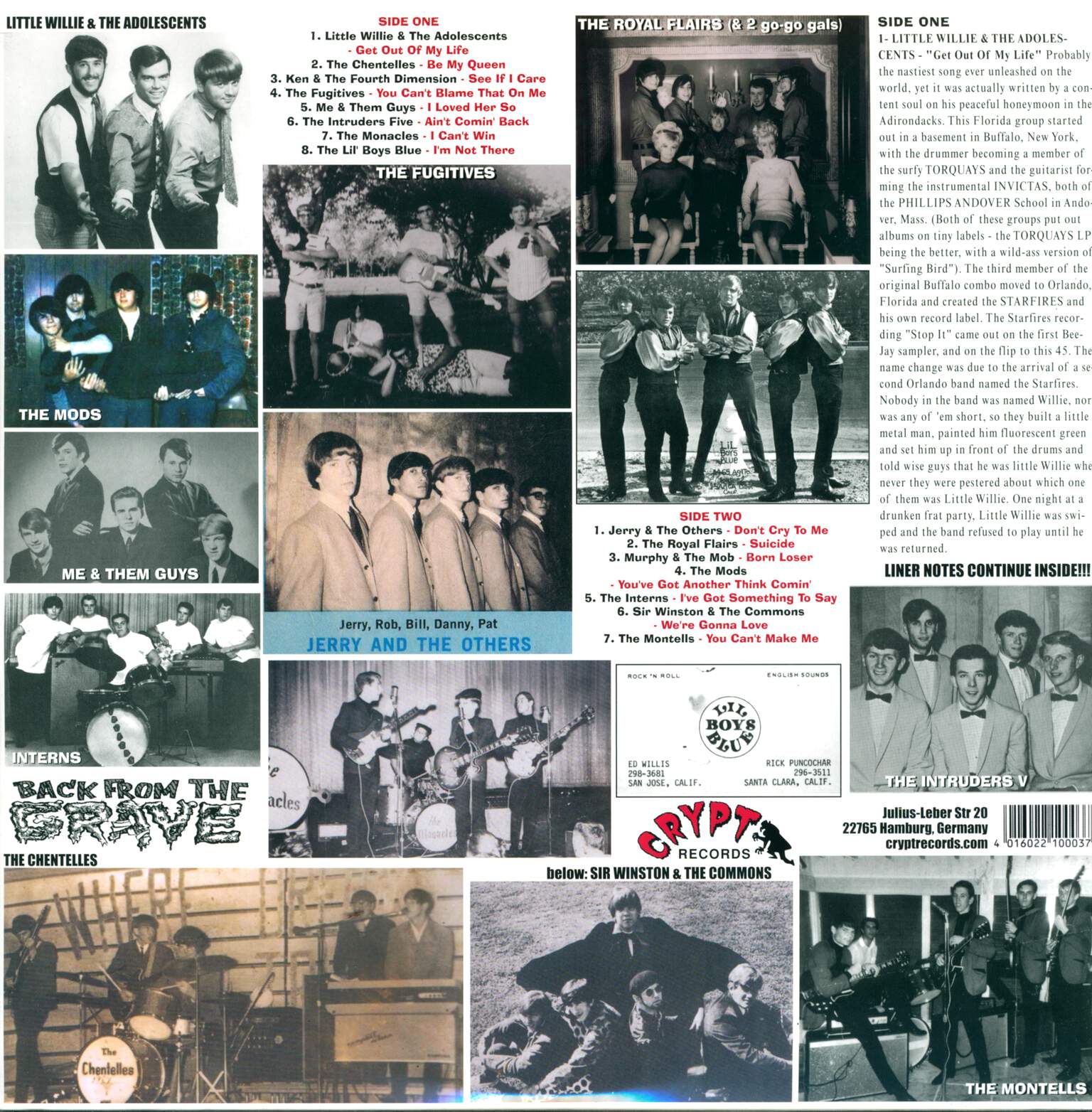 Various: Back From The Grave Volume 3, LP (Vinyl)