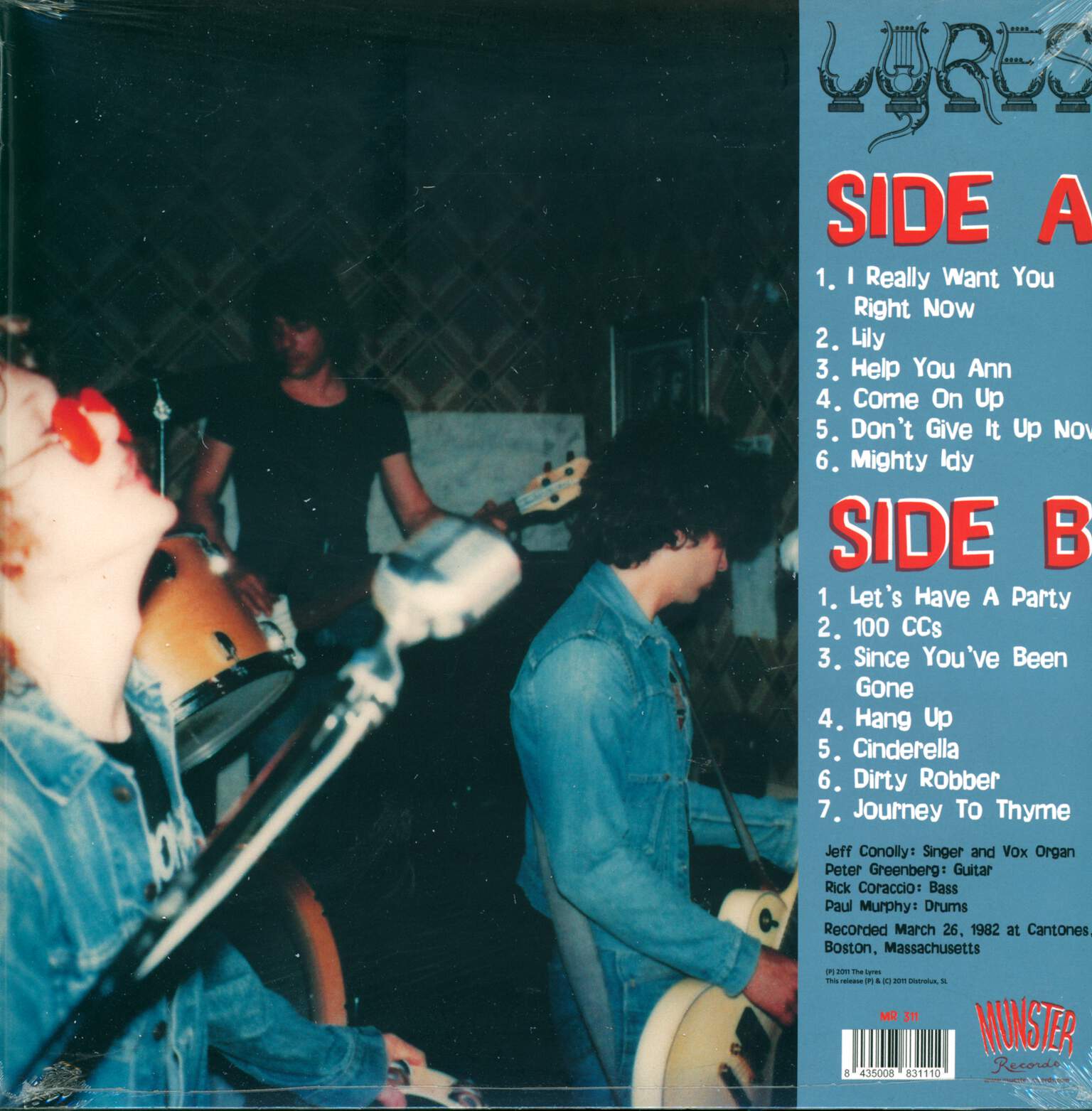 Lyres: Live At Cantones, Boston 1982, LP (Vinyl)