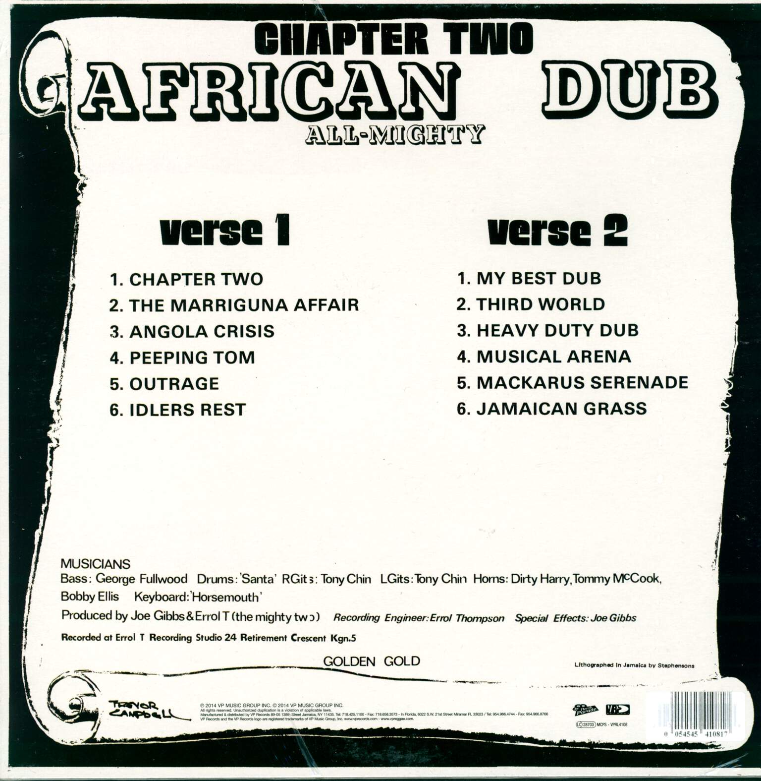Joe Gibbs & The Professionals: African Dub (Chapter Two), LP (Vinyl)
