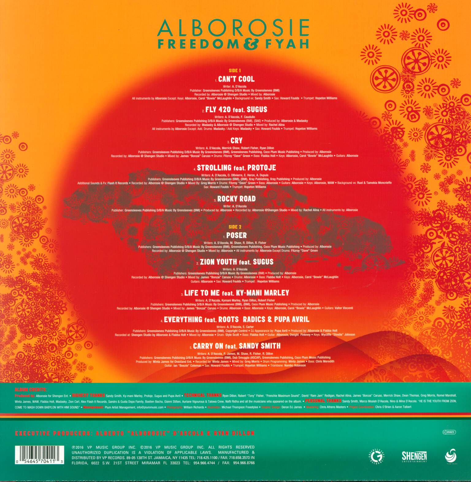 Alborosie: Freedom & Fyah, LP (Vinyl)