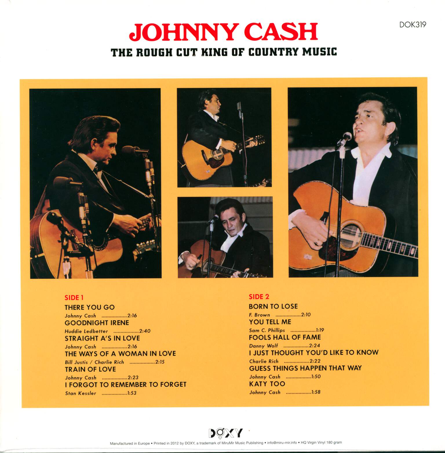 Johnny Cash: The Rough Cut King Of Country Music, LP (Vinyl)