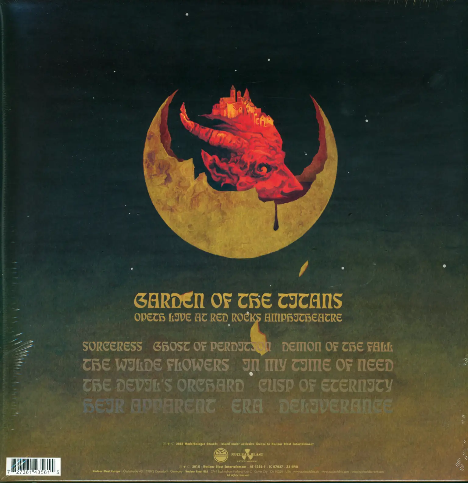 Opeth: Garden Of The Titans (Opeth Live At Red Rocks Amphitheatre), LP (Vinyl)