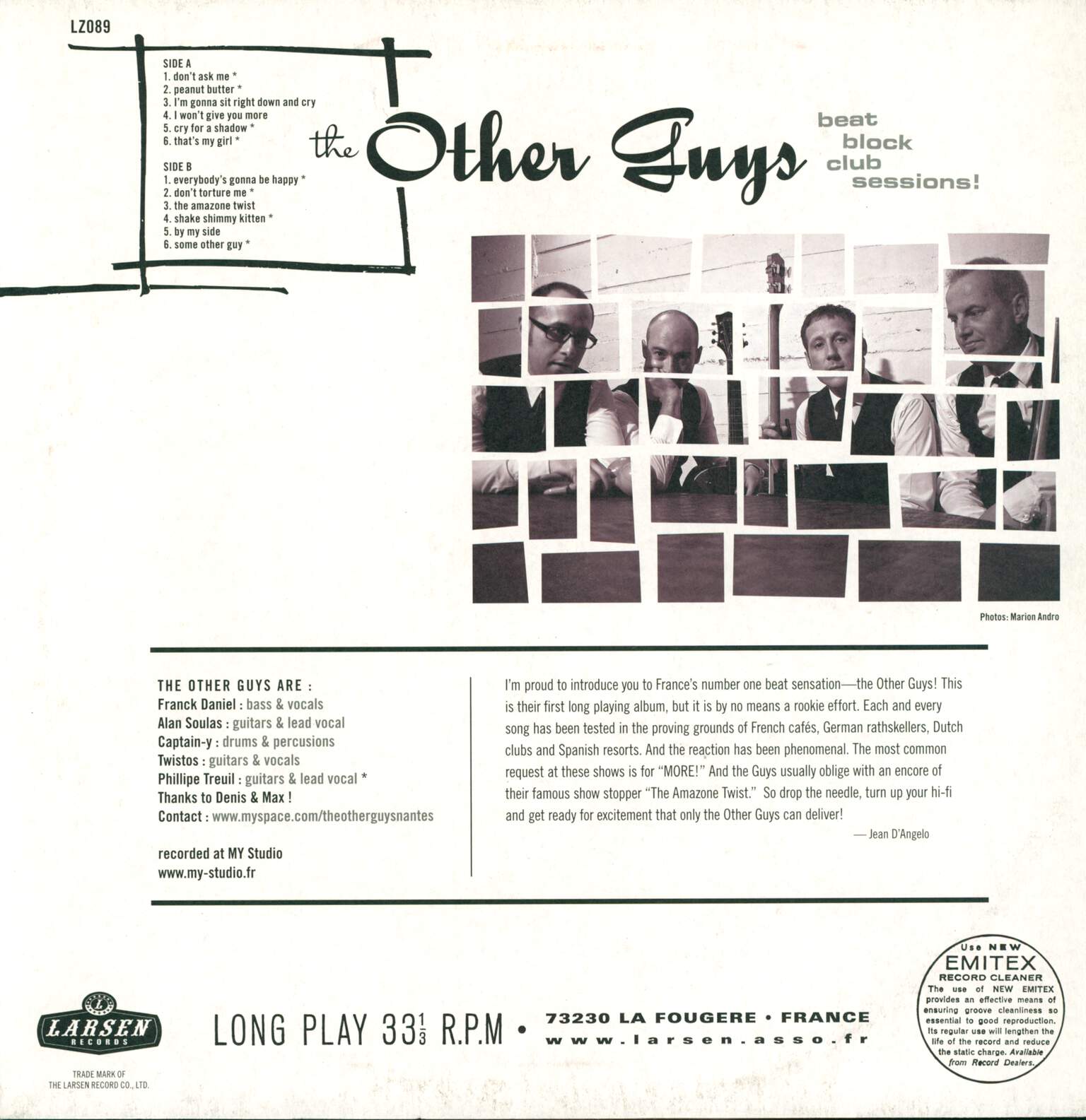The Other Guys: Beat Block Club Sessions!, LP (Vinyl)