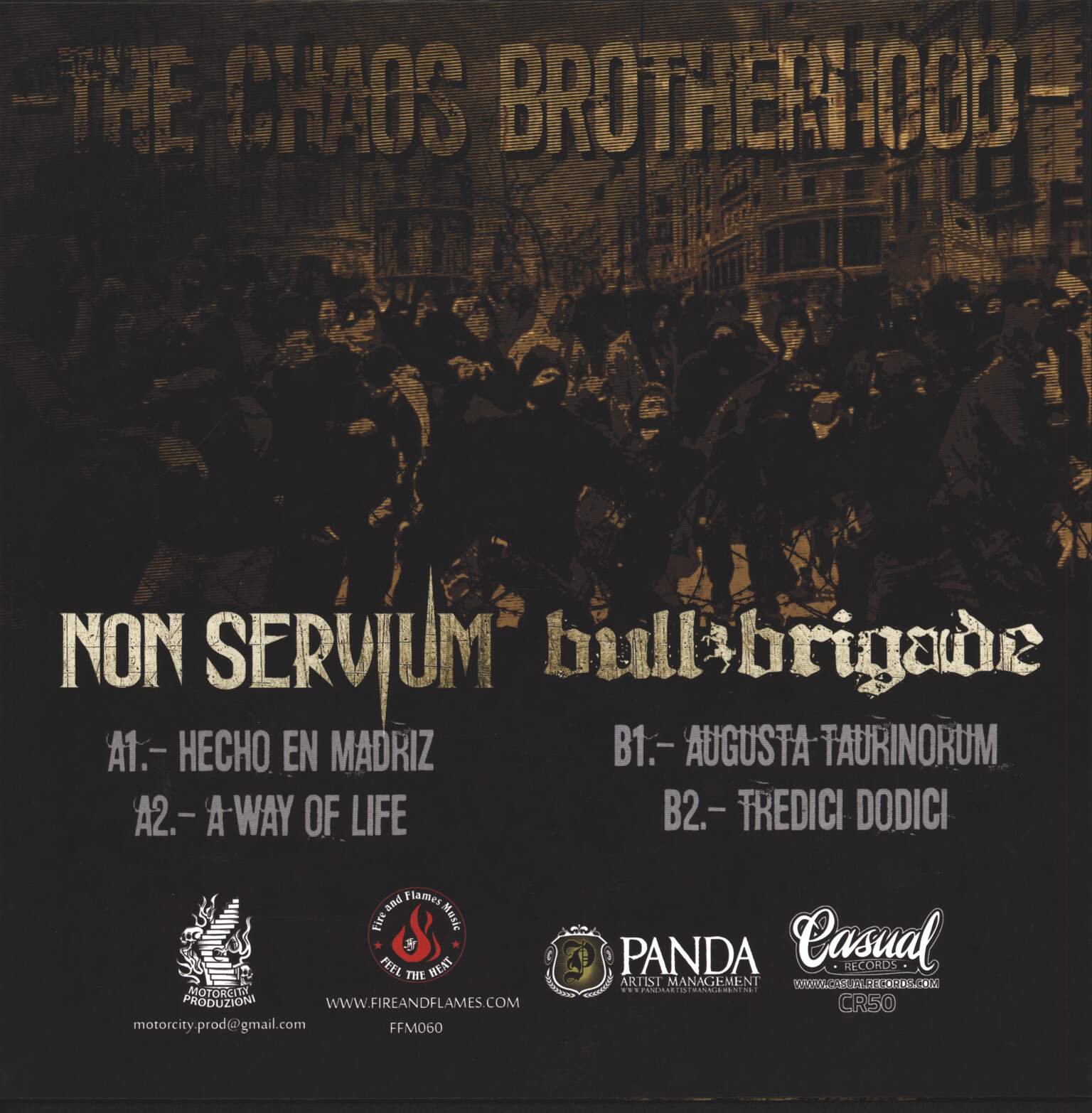 Non Servium: The Chaos Brotherhood, 10" Vinyl EP