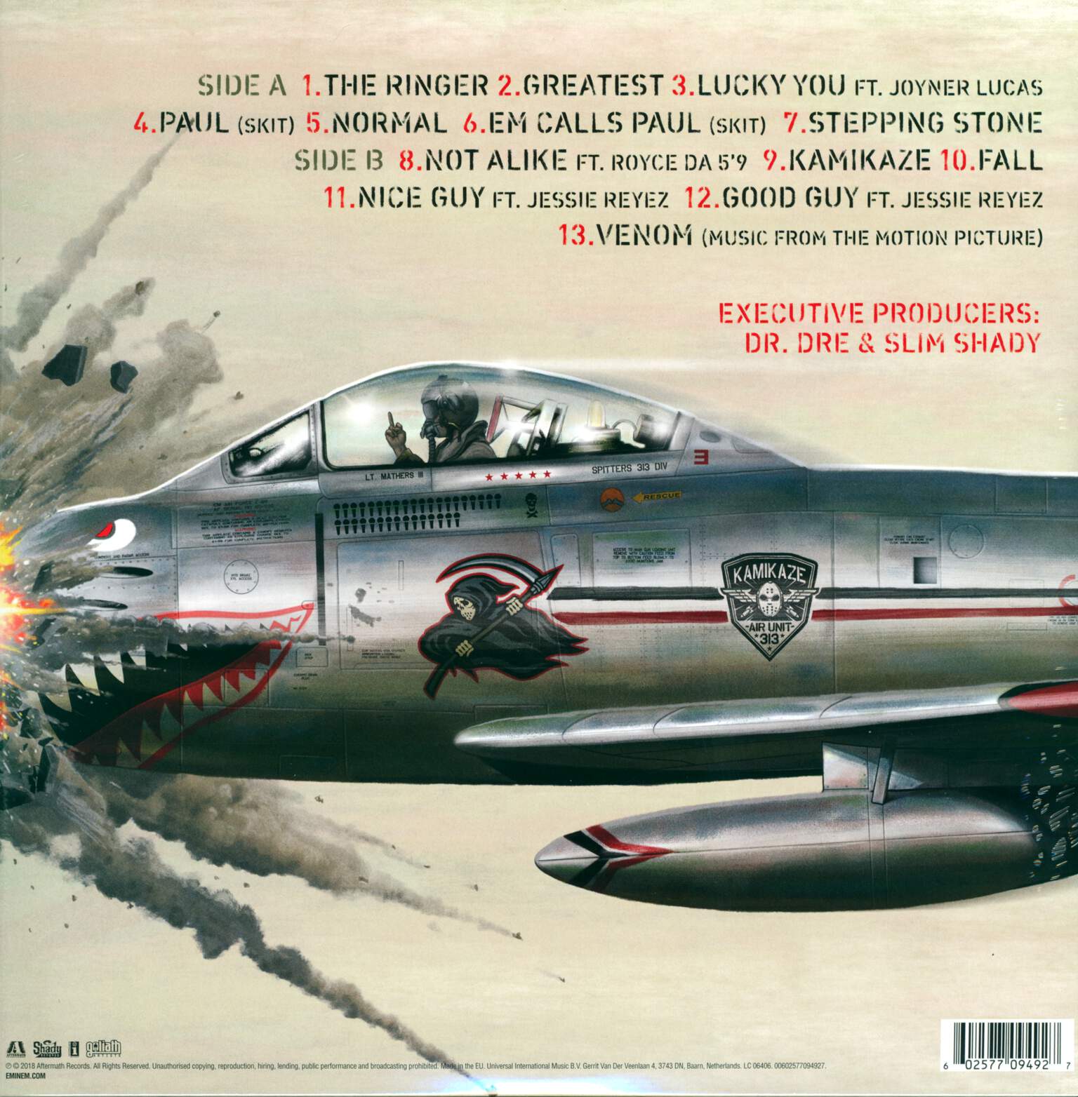 Eminem: Kamikaze, LP (Vinyl)