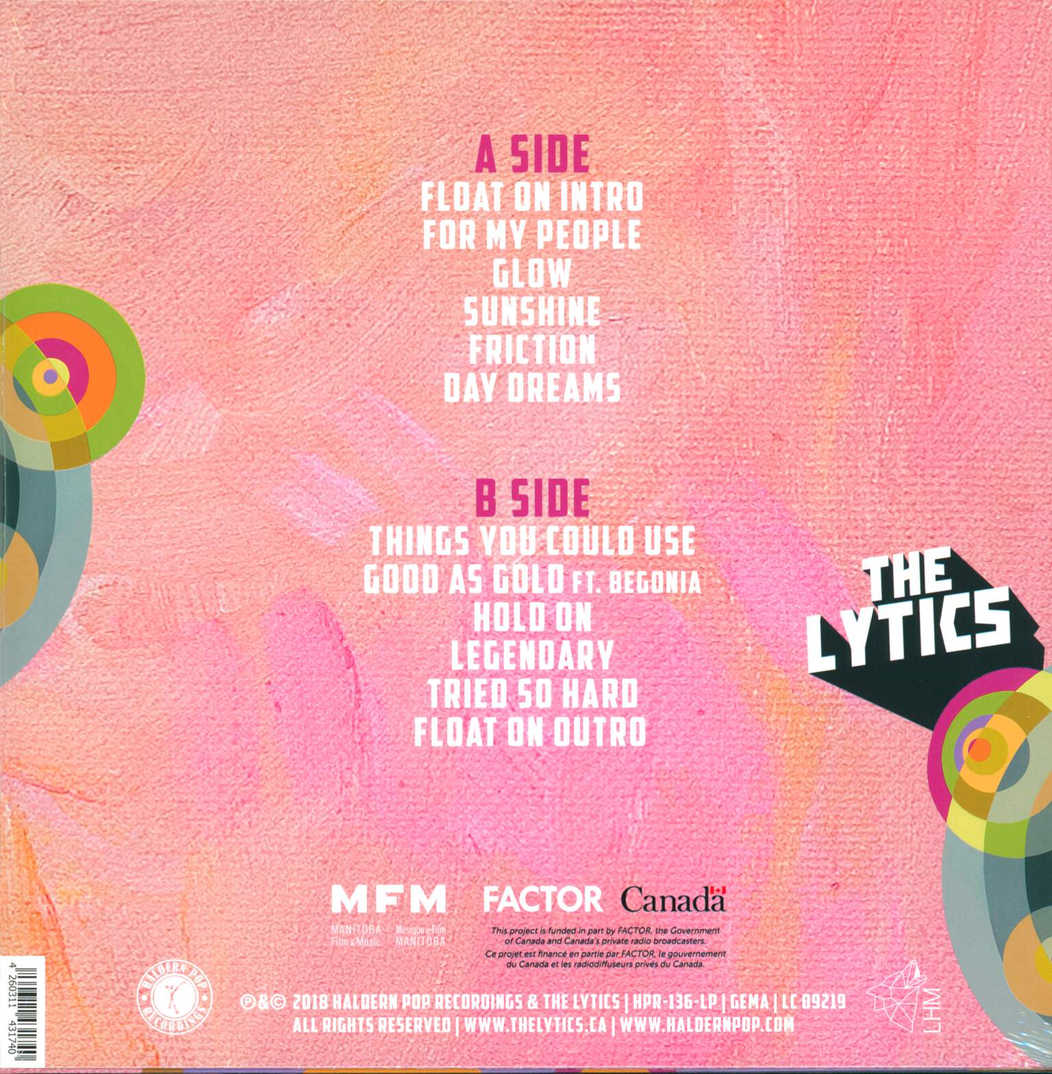 The Lytics: Float On, LP (Vinyl)