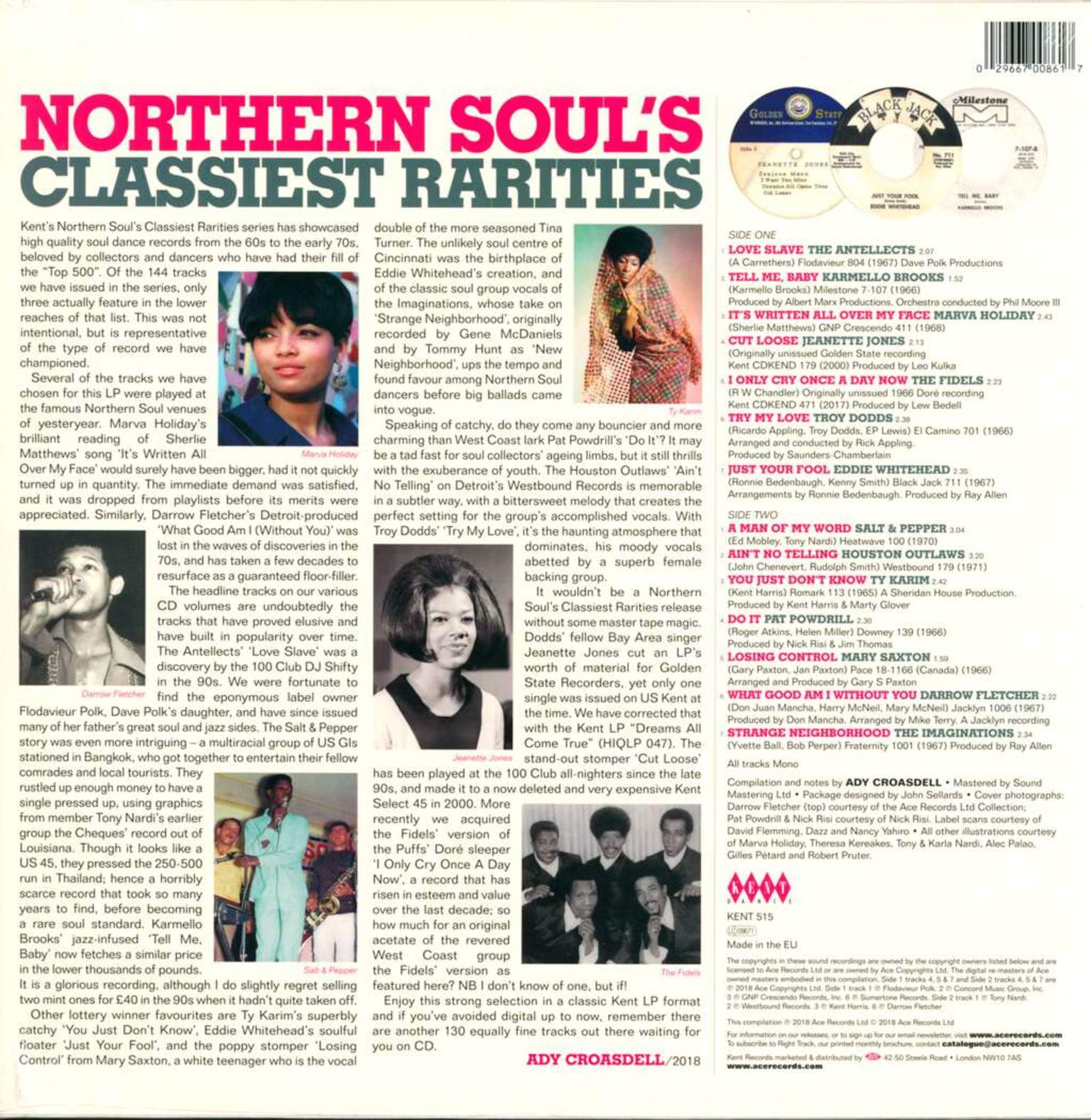 Various: Northern Soul's Classiest Rarities, LP (Vinyl)