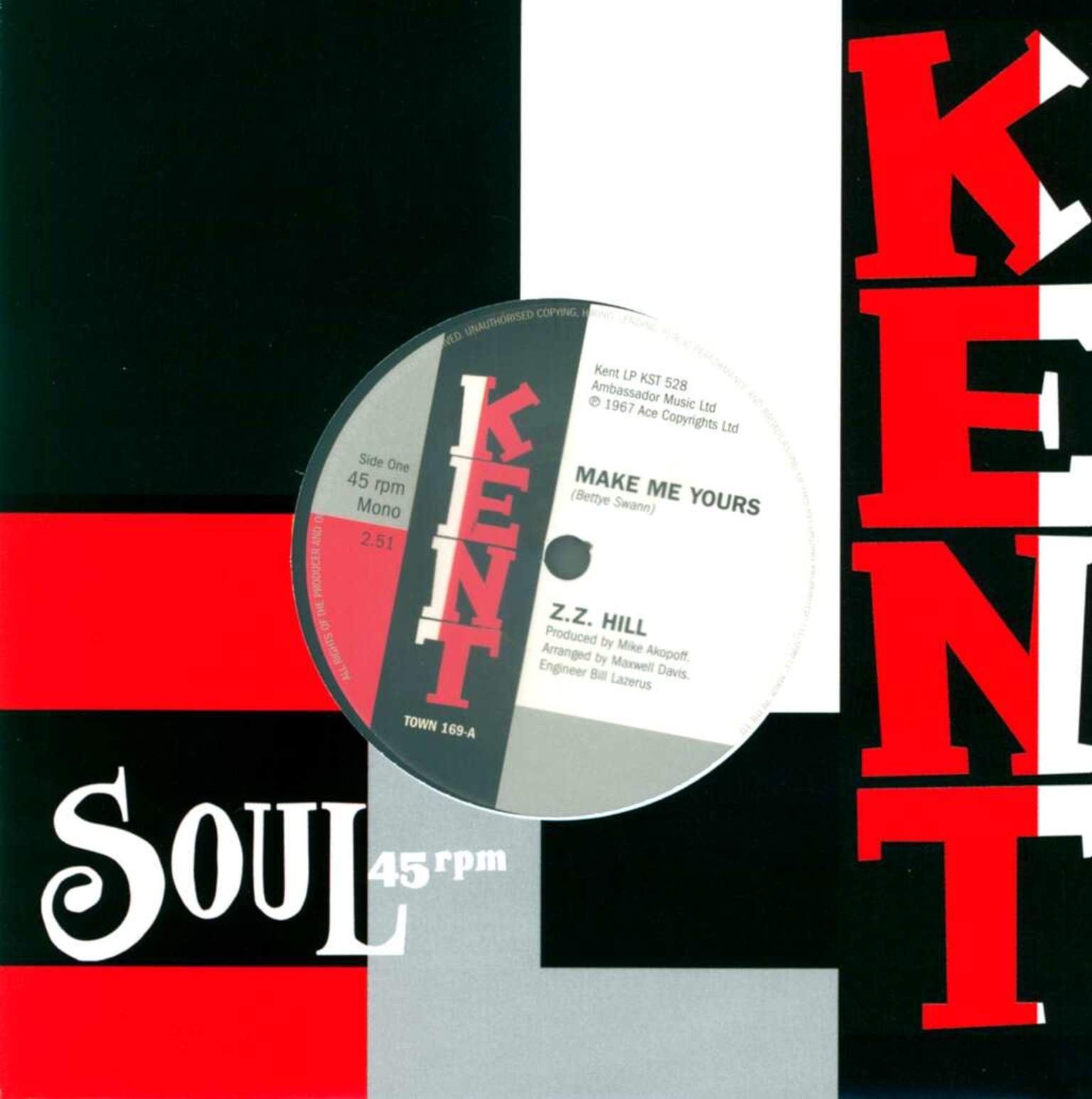 Z.Z. Hill: Make Me Yours / Peggy Woods - Love Is Gonna Get You (Brass version), 7" Single (Vinyl)