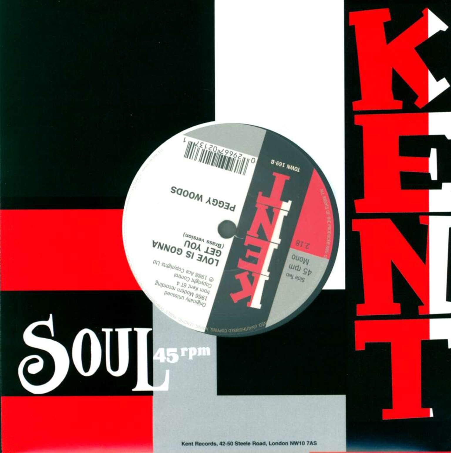 Z.Z. Hill: Make Me Yours / Peggy Woods - Love Is Gonna Get You (Brass version), 7" Single (Vinyl)