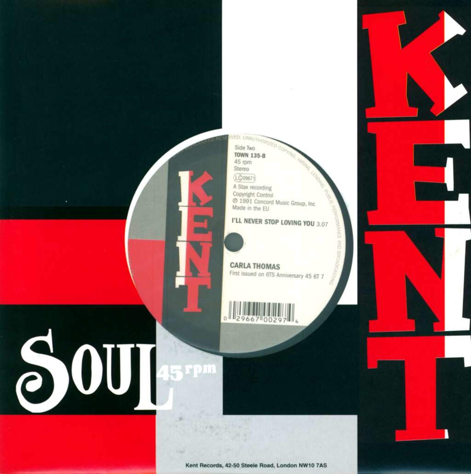 Karmello Brooks: Tell Me Baby / I'll Never Stop Loving You, 7" Single (Vinyl)