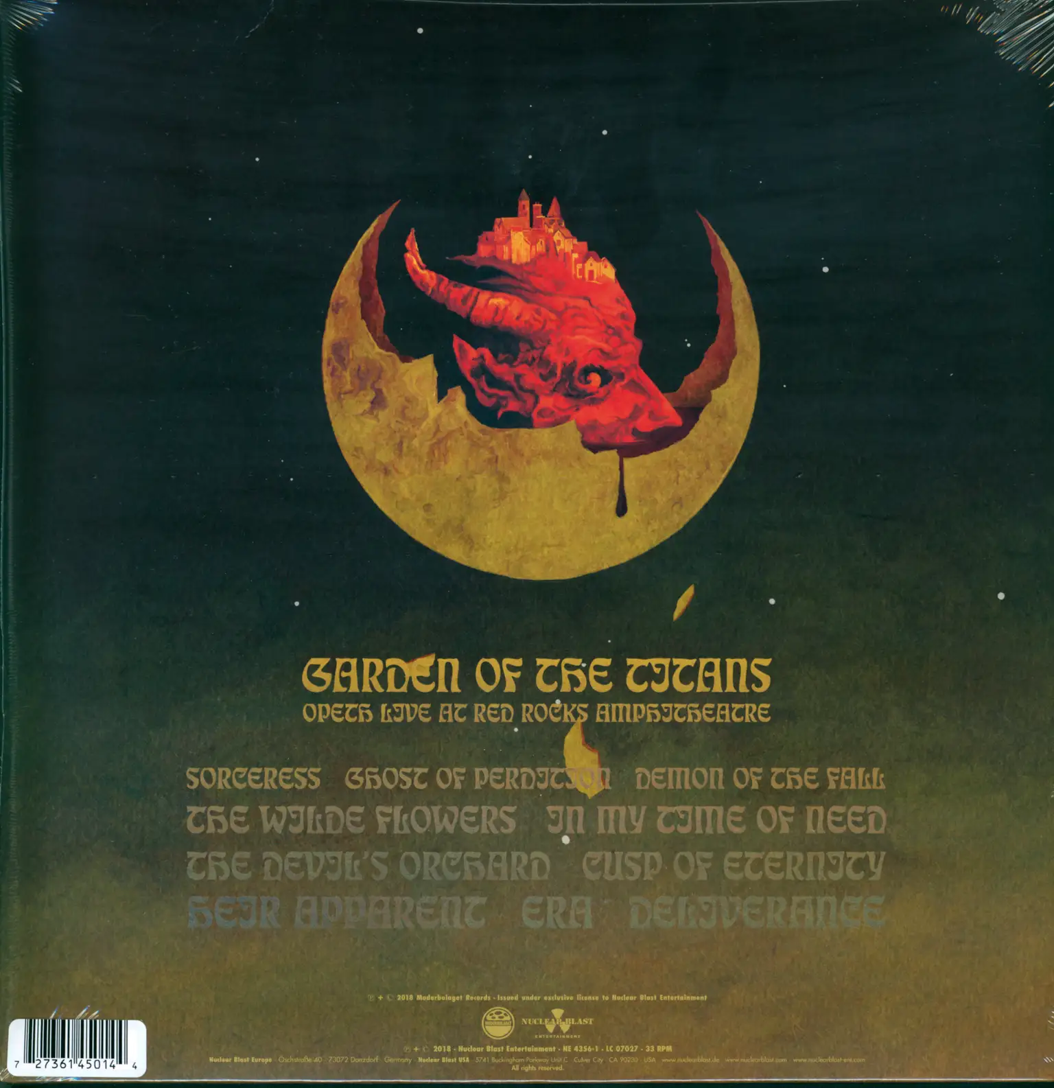 Opeth: Garden Of The Titans (Opeth Live At Red Rocks Amphitheatre), 2×LP (Vinyl)