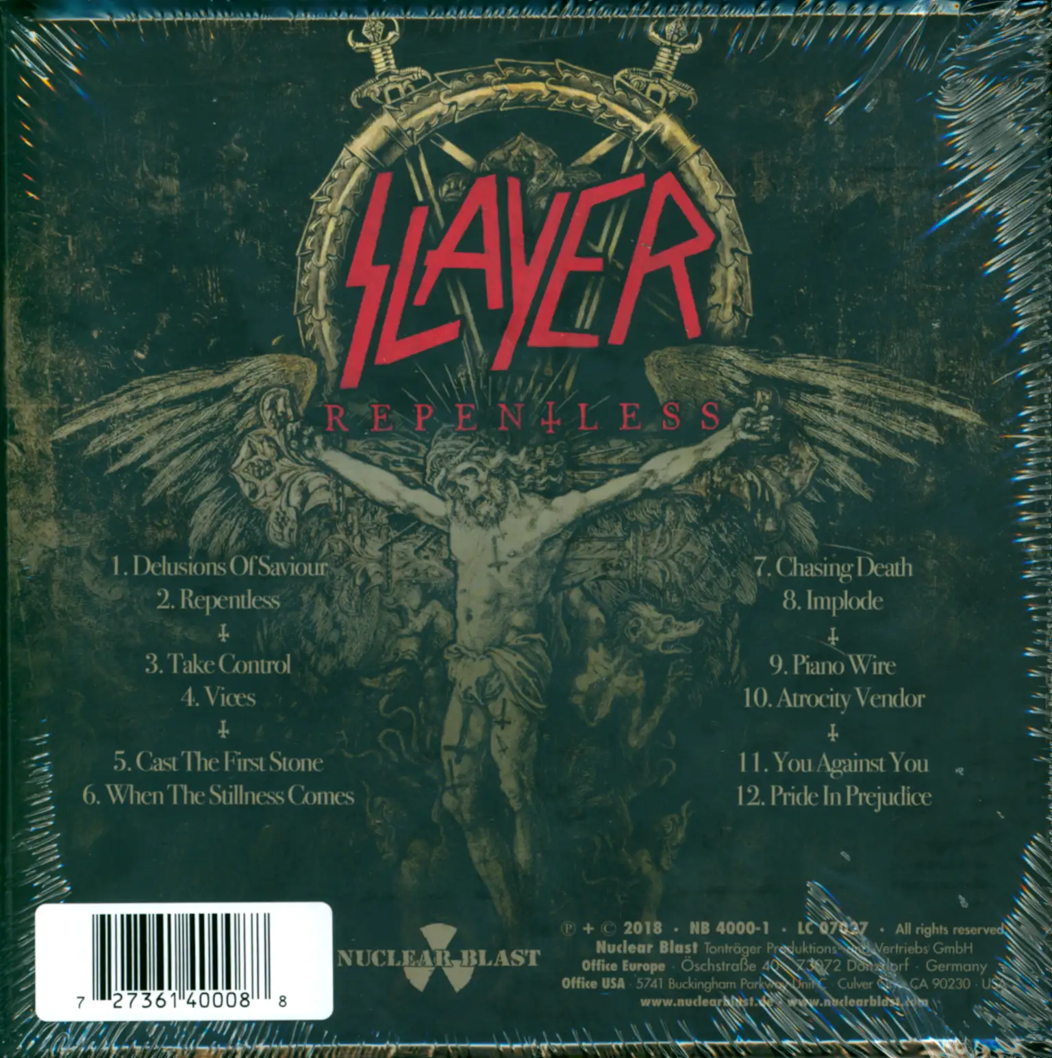 Slayer: Repentless, 7" Single (Vinyl)