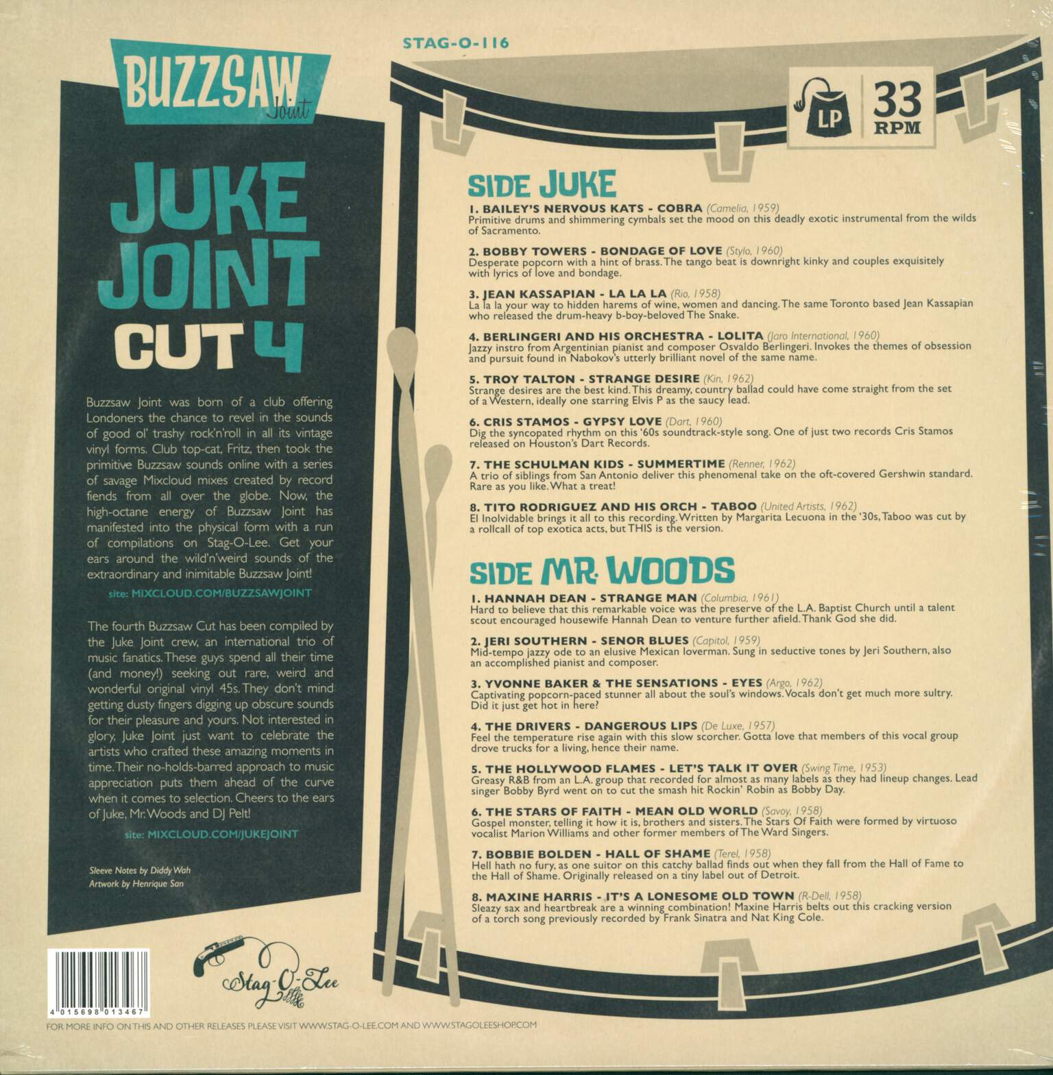 Various: Buzzsaw Joint - Juke Joint Cut 4, LP (Vinyl)