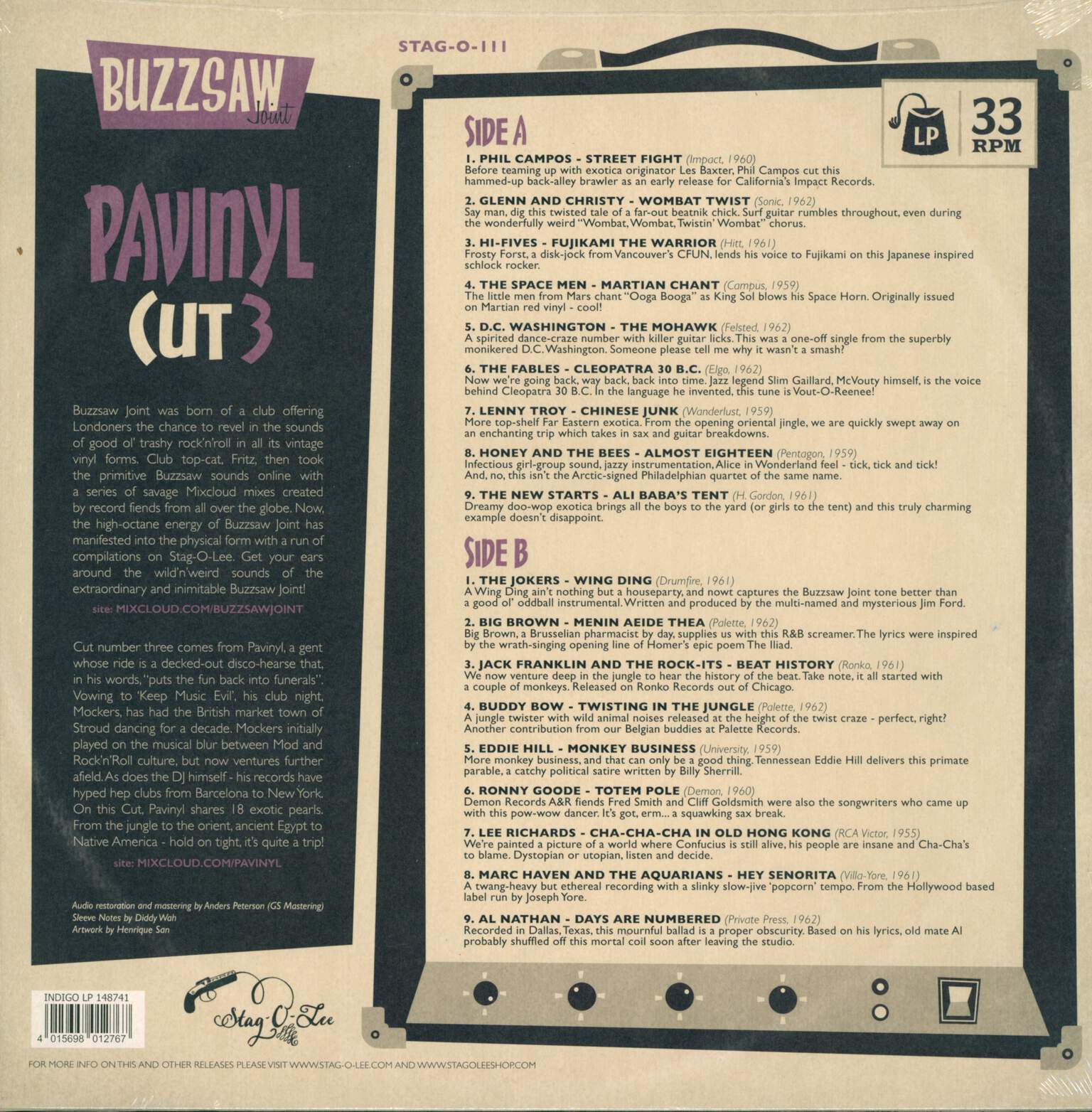 Various: Buzzsaw Joint - Pavinyl Cut 3, LP (Vinyl)