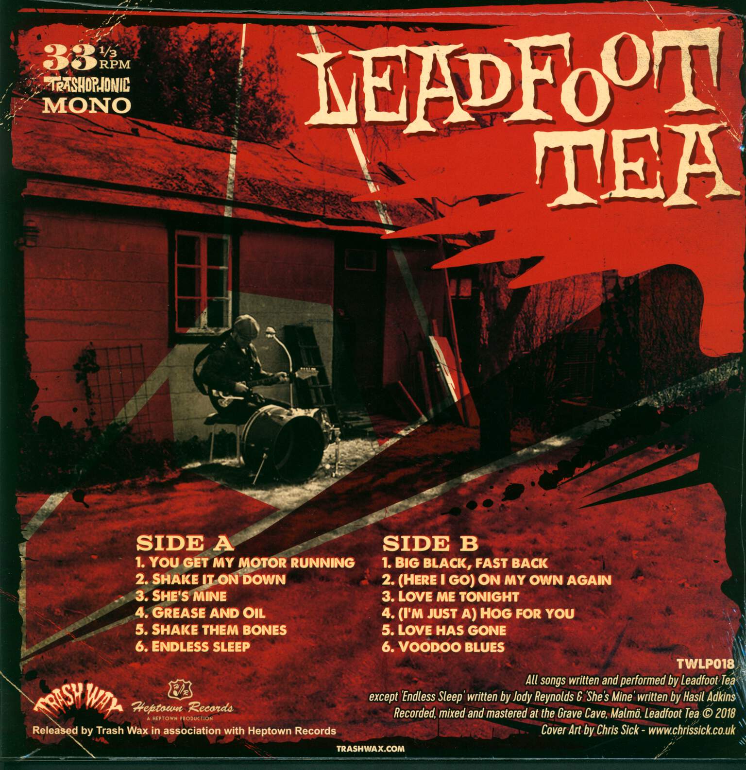 Leadfoot Tea: Grease & Oil, LP (Vinyl)