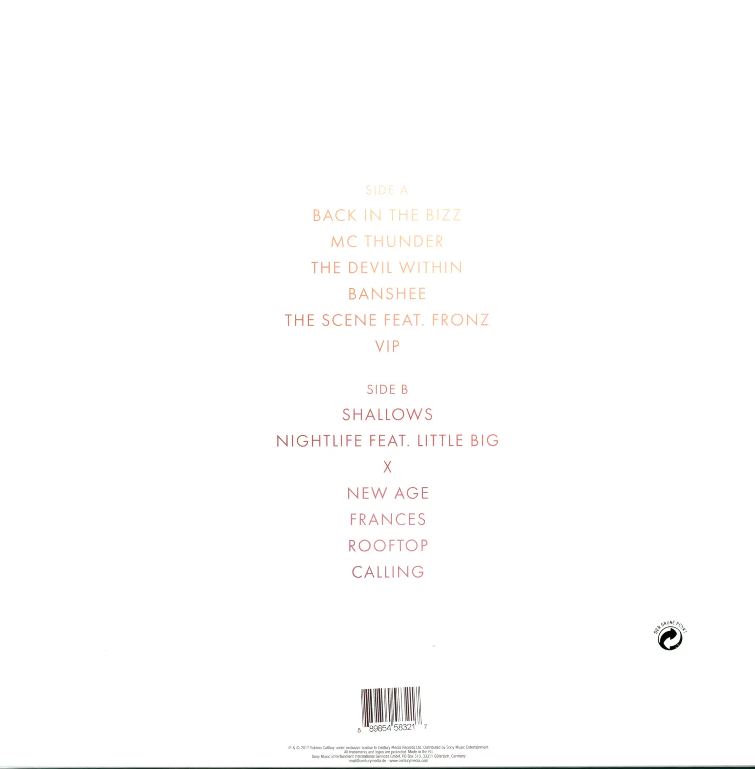 Eskimo Callboy: The Scene, LP (Vinyl)