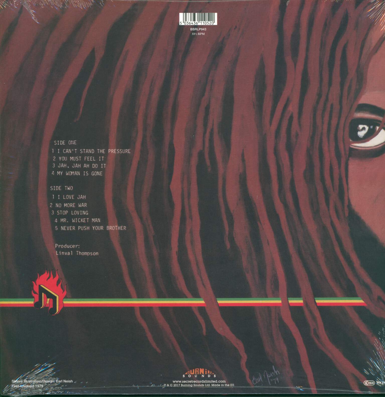 Linval Thompson: I Love Jah, LP (Vinyl)