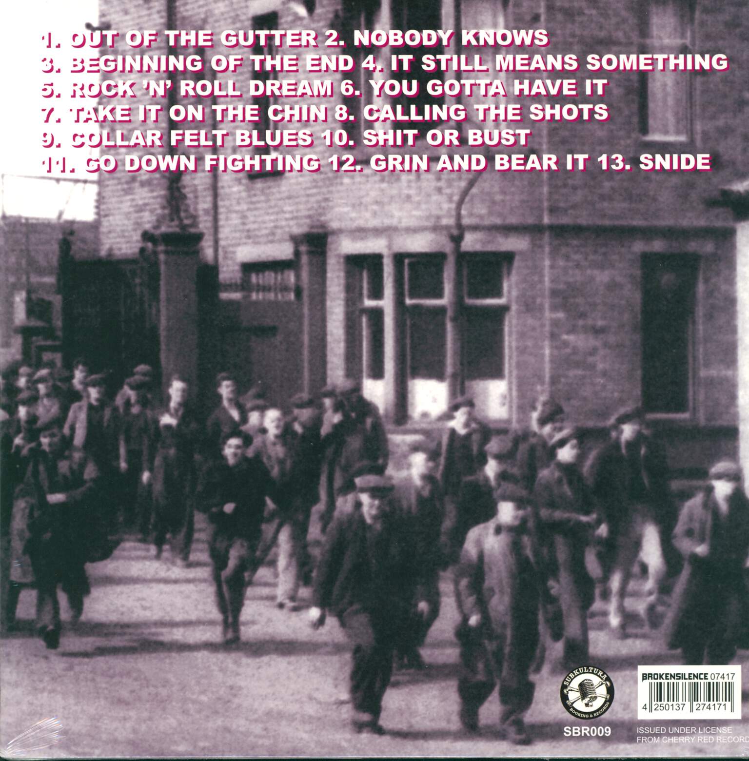 Cockney Rejects: Out Of The Gutter, LP (Vinyl)