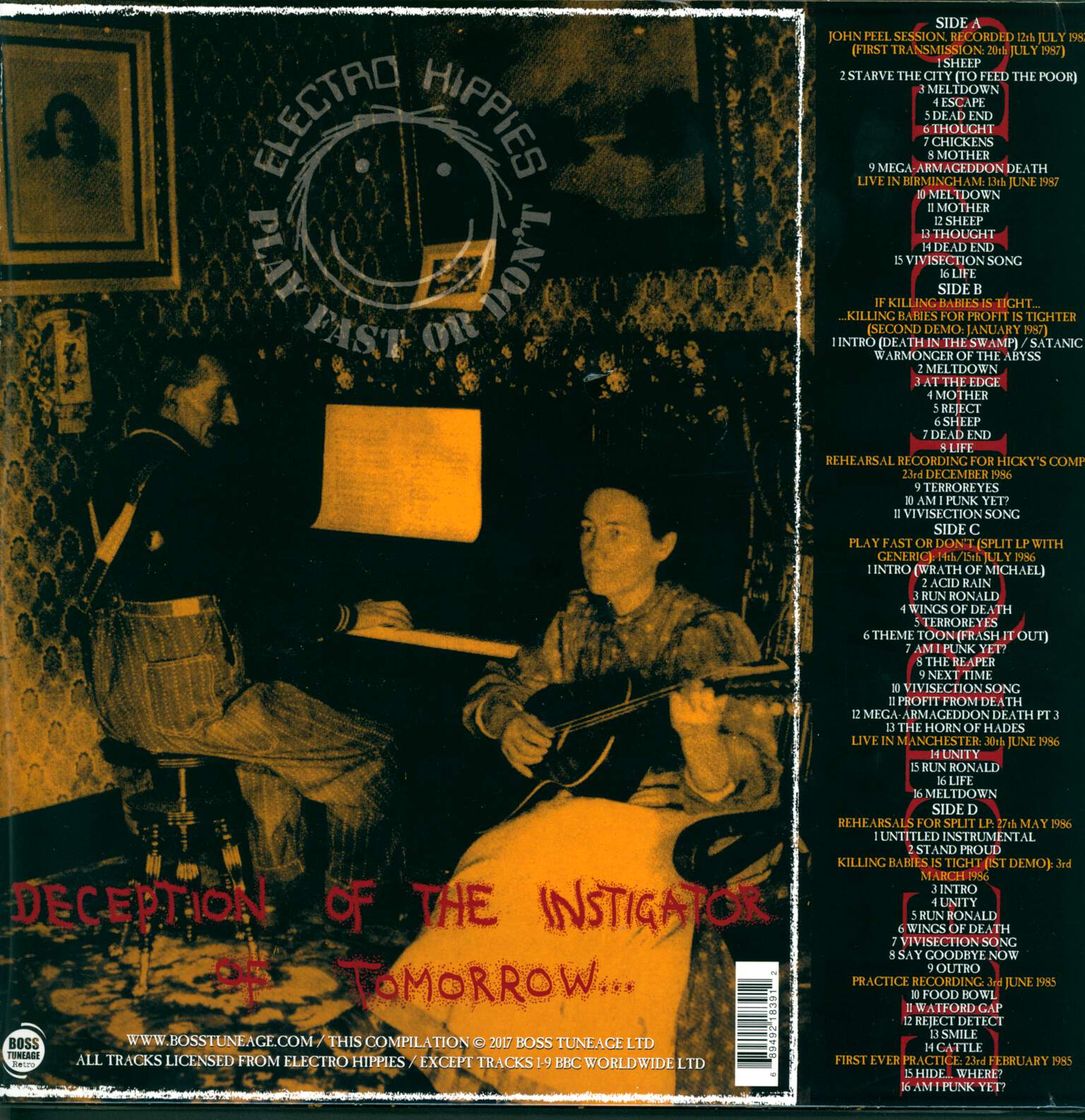 Electro Hippies: Deception Of The Instigator Of Tomorrow... (Collected Works 1985-1987), LP (Vinyl)