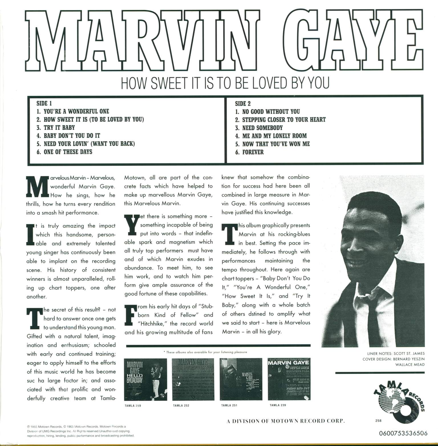 Marvin Gaye: How Sweet It Is To Be Loved By You, LP (Vinyl)