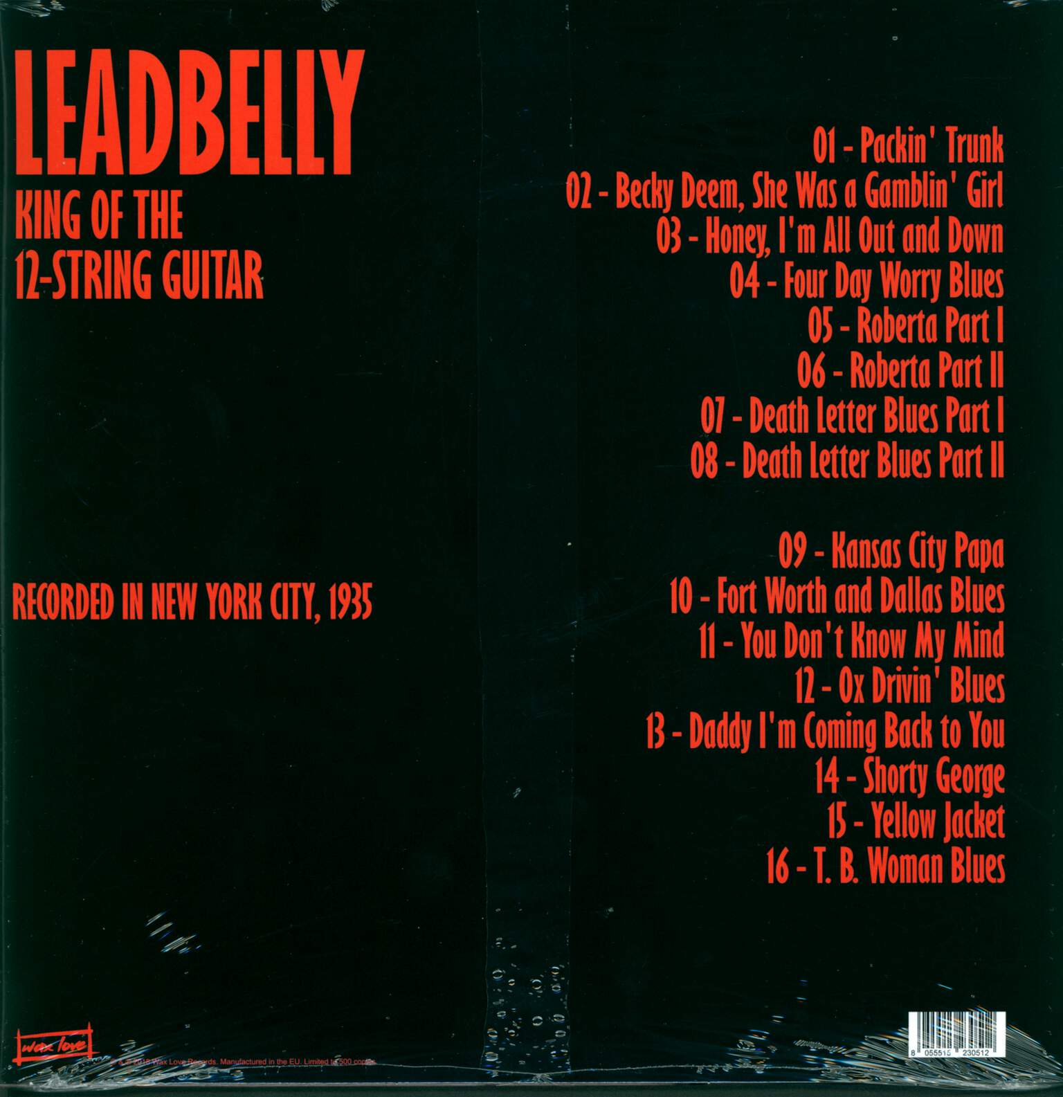 Leadbelly: King Of The 12-String Guitar, LP (Vinyl)
