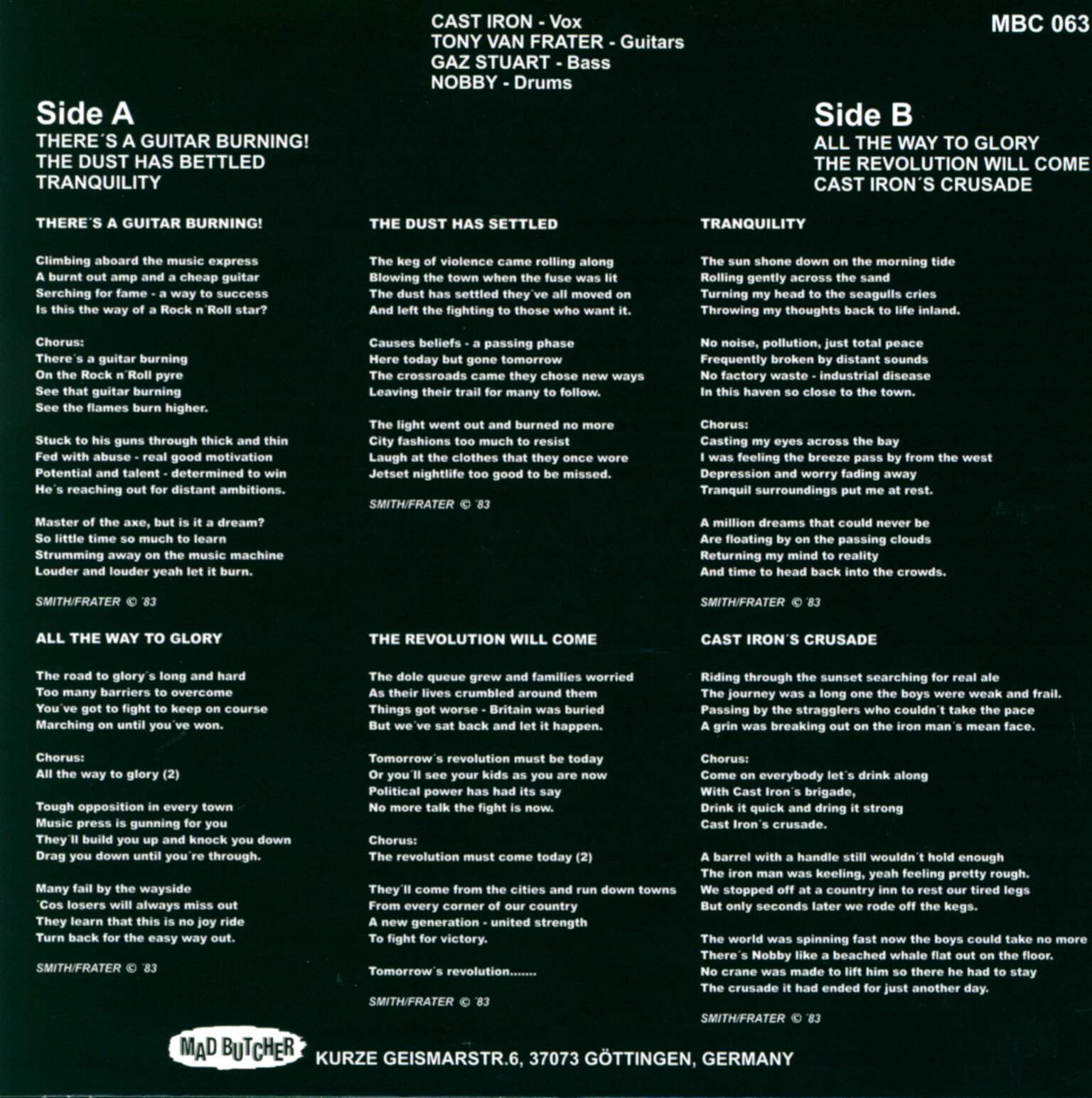 Red Alert: There's A Guitar Burning!, 7" Single (Vinyl)