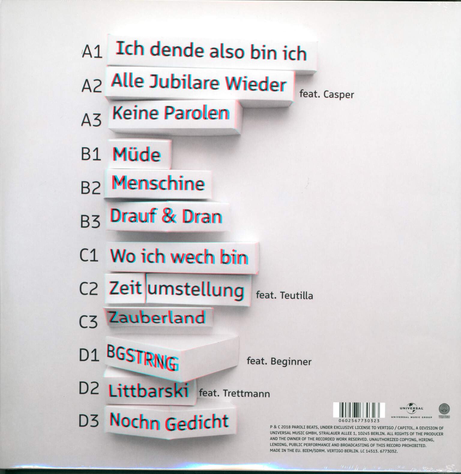 Dendemann: Da Nich Für!, 2×LP (Vinyl)