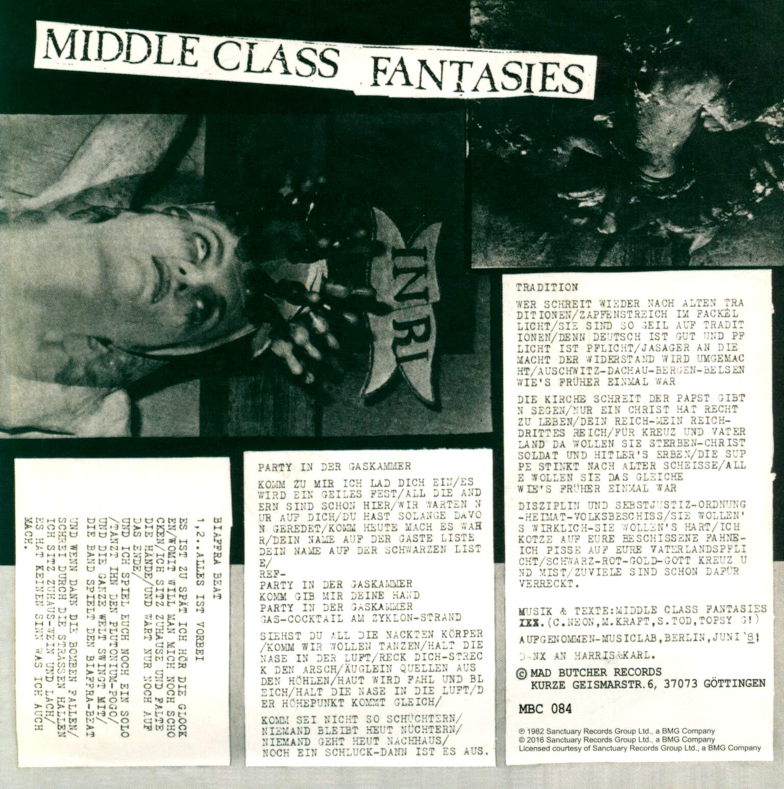 Middle Class Fantasies: Tradition, 7" Single (Vinyl)