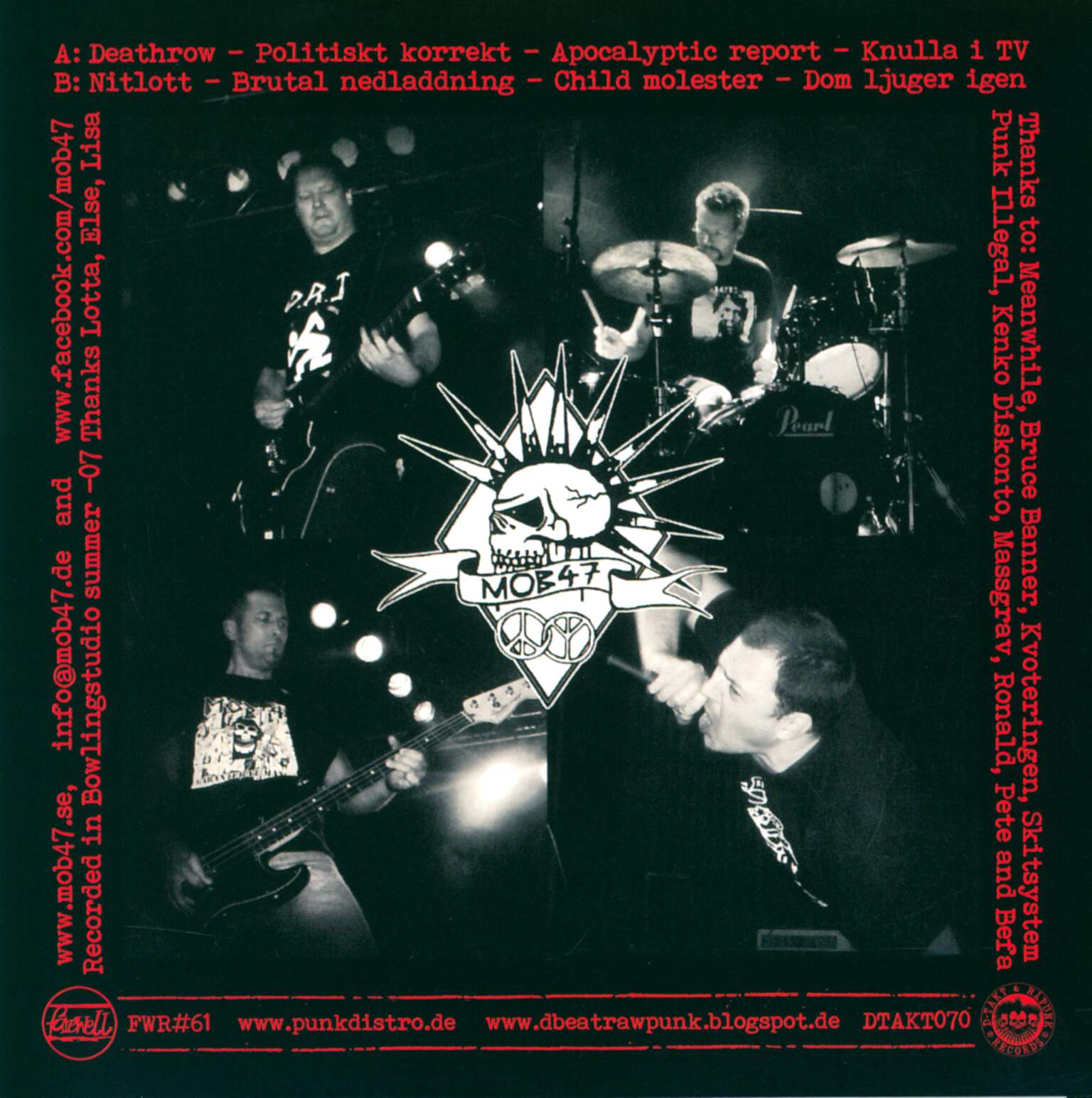 Mob 47: Dom Ljuger Igen, 7" Single (Vinyl)