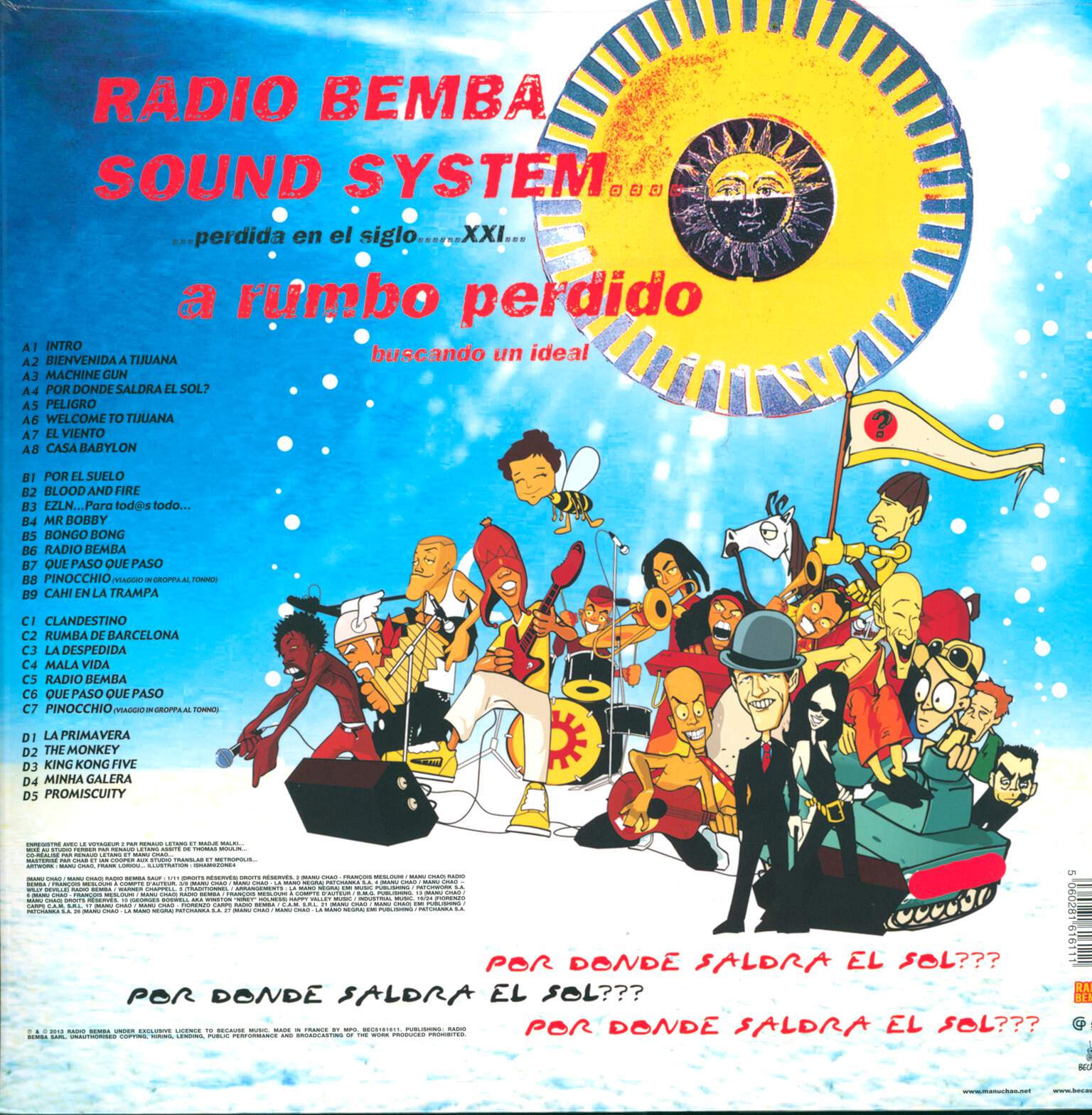 Manu Chao: Radio Bemba Sound System, 2×LP (Vinyl)