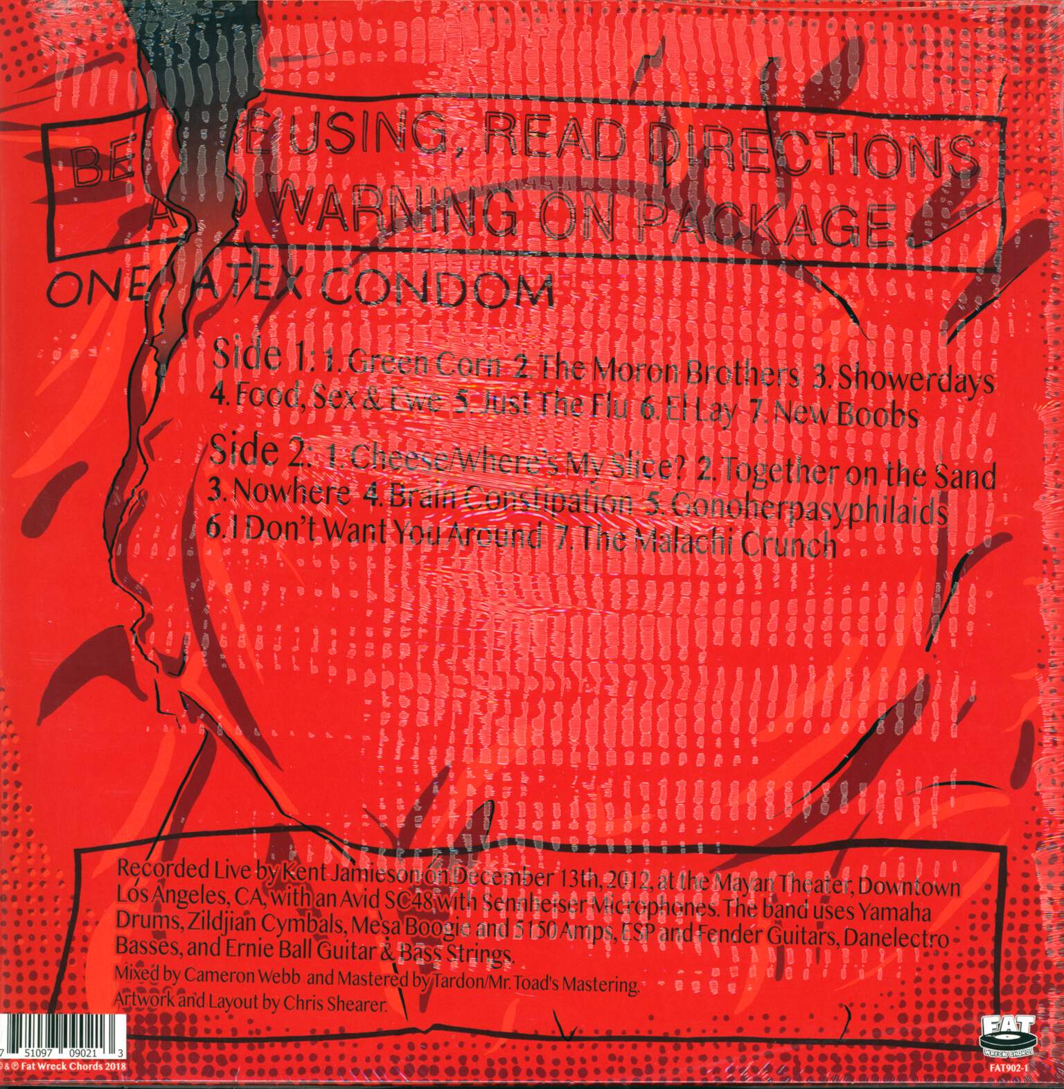 NOFX: Ribbed - Live In A Dive, LP (Vinyl)