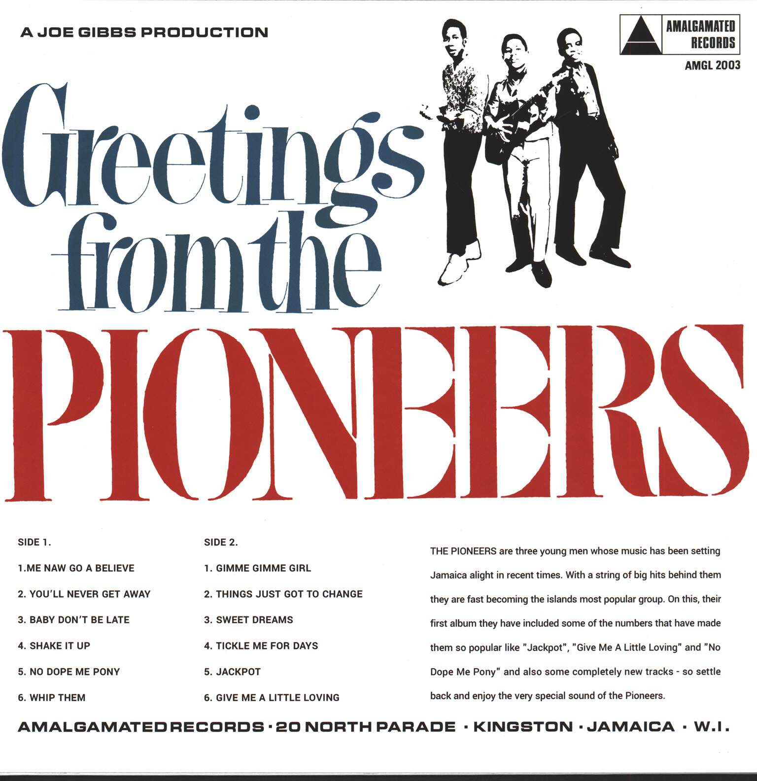The Pioneers: Greetings From The Pioneers, LP (Vinyl)