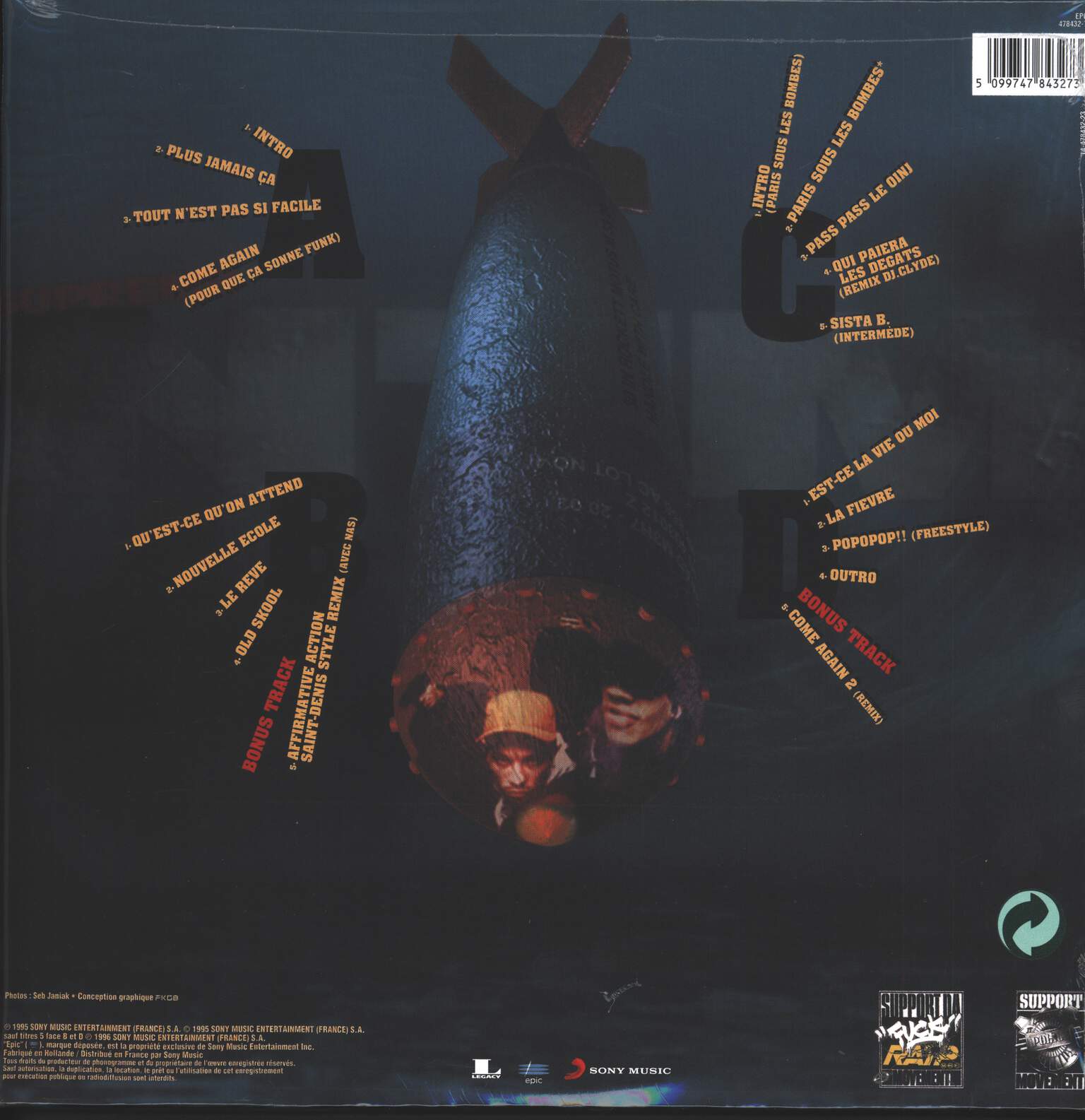 Supreme Ntm: Paris Sous Les Bombes, LP (Vinyl)