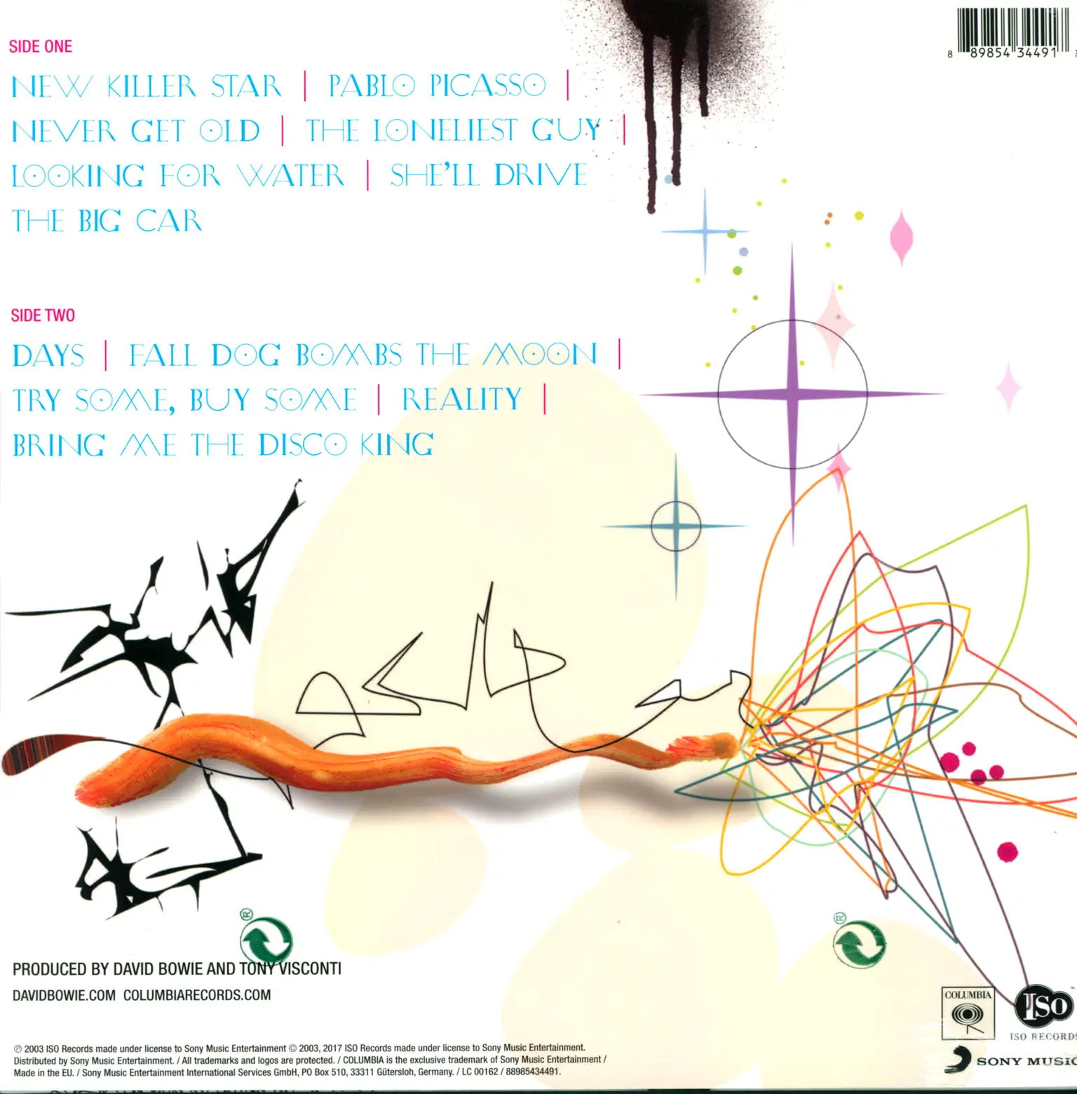 David Bowie: Reality, LP (Vinyl)