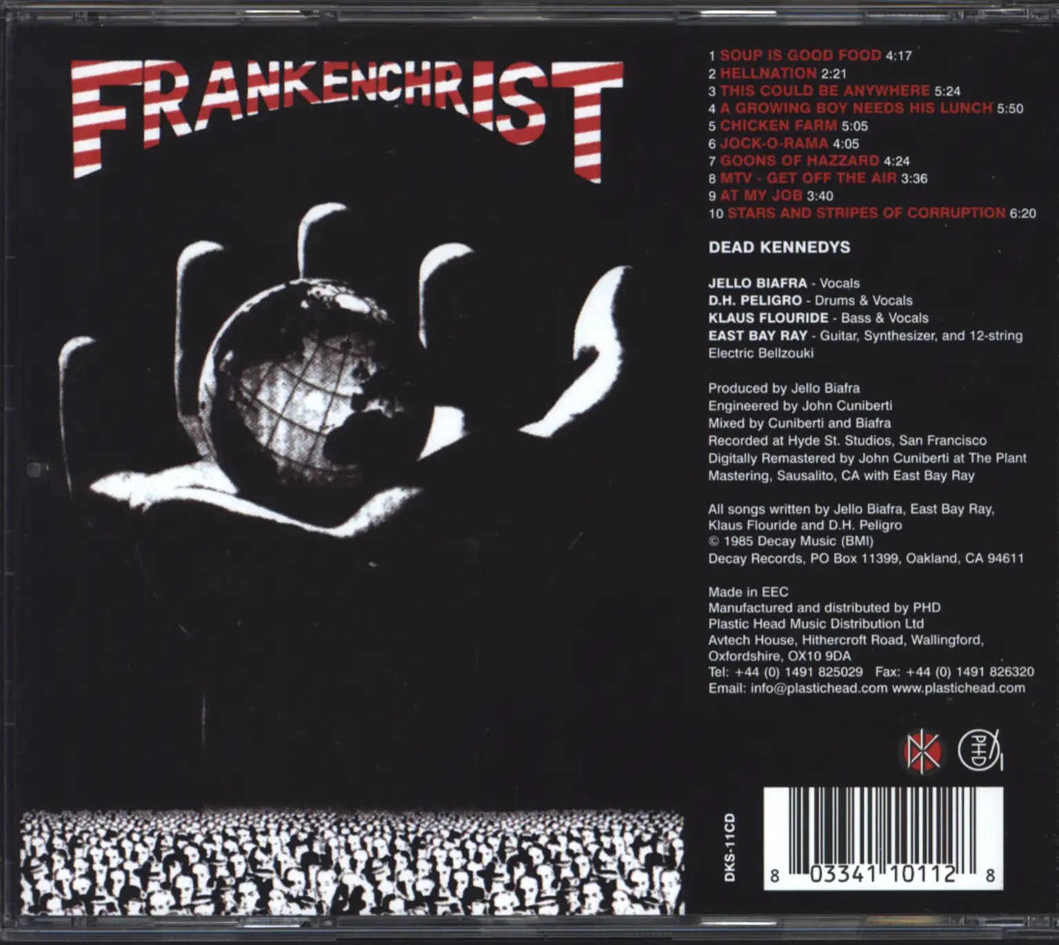Dead Kennedys: Frankenchrist, CD