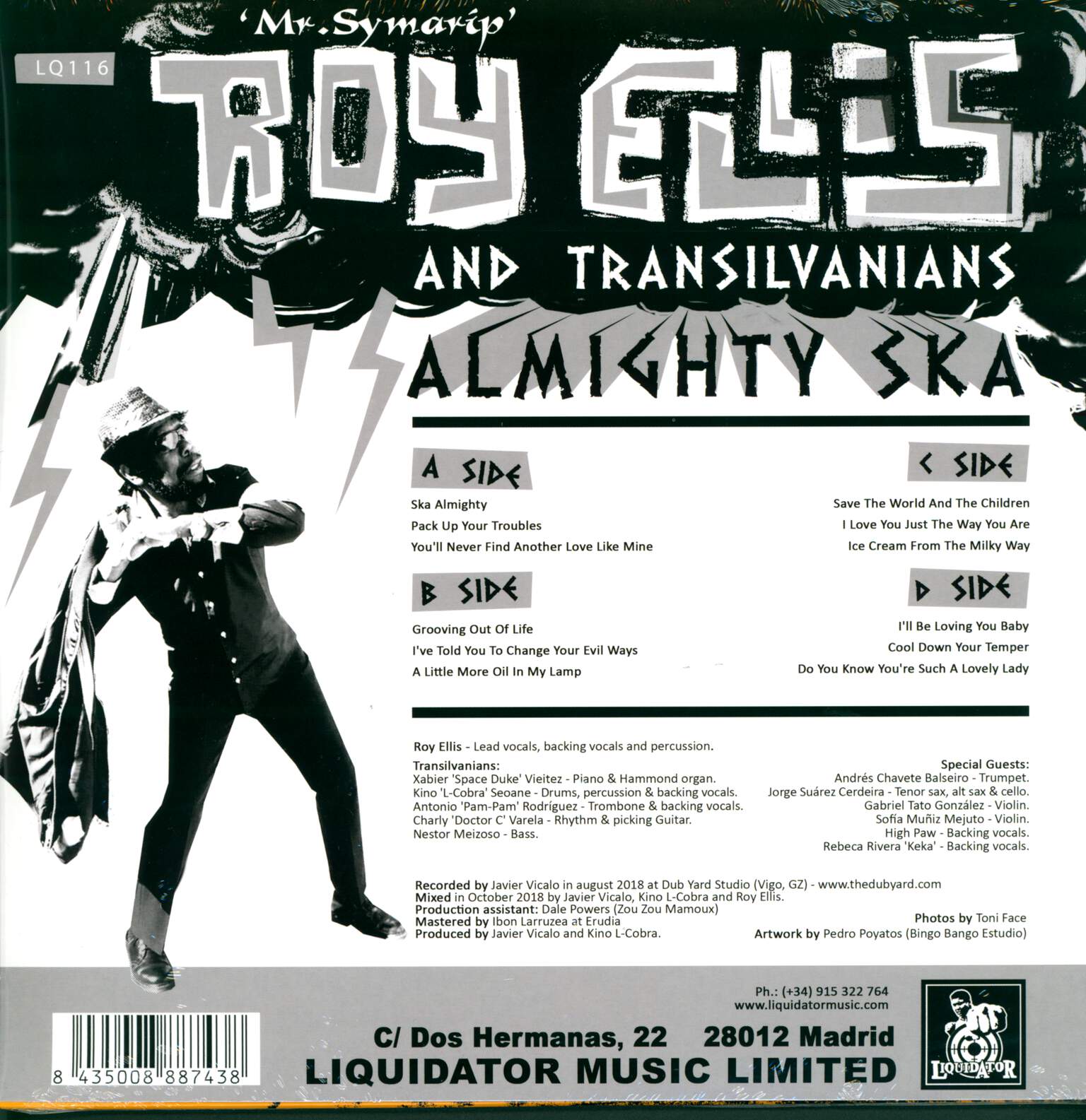 Roy Ellis: Almighty Ska, LP (Vinyl)