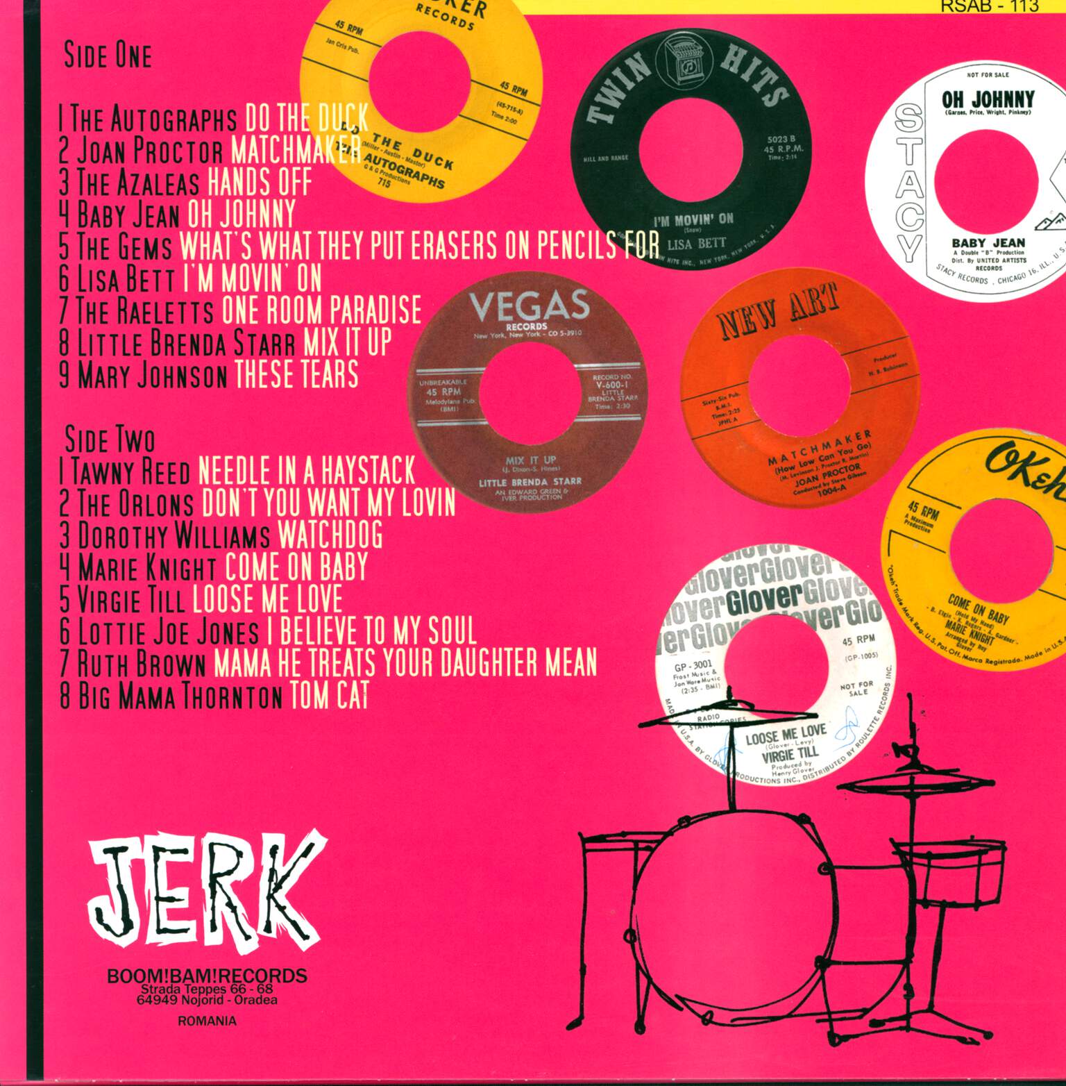 Various: Jerk Boom Bam! Vol 3 - Girls Round 1, LP (Vinyl)