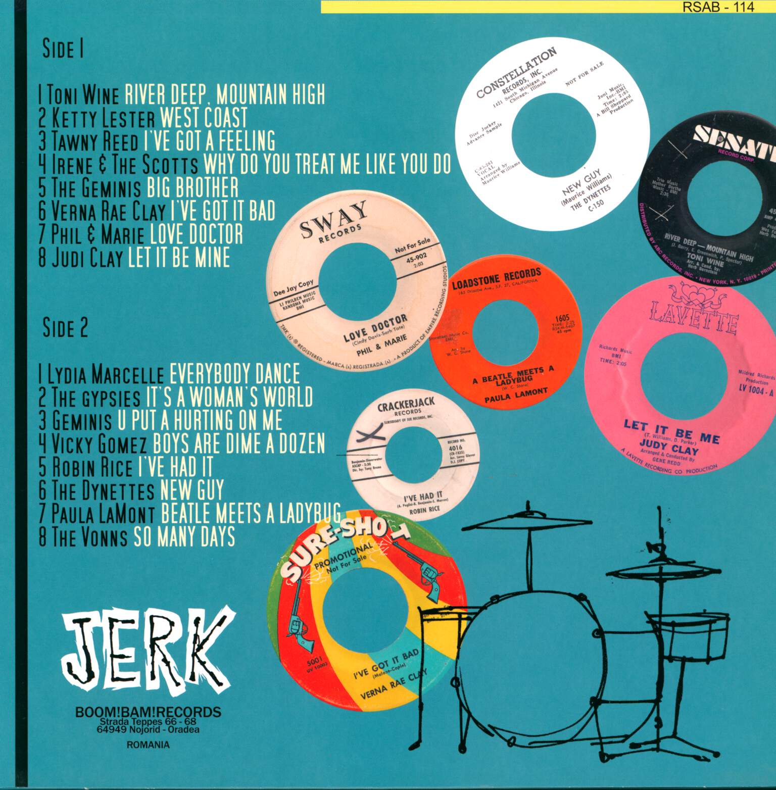 Various: The Jerk Boom! Bam! Vol. 4 Girls Round 2, LP (Vinyl)