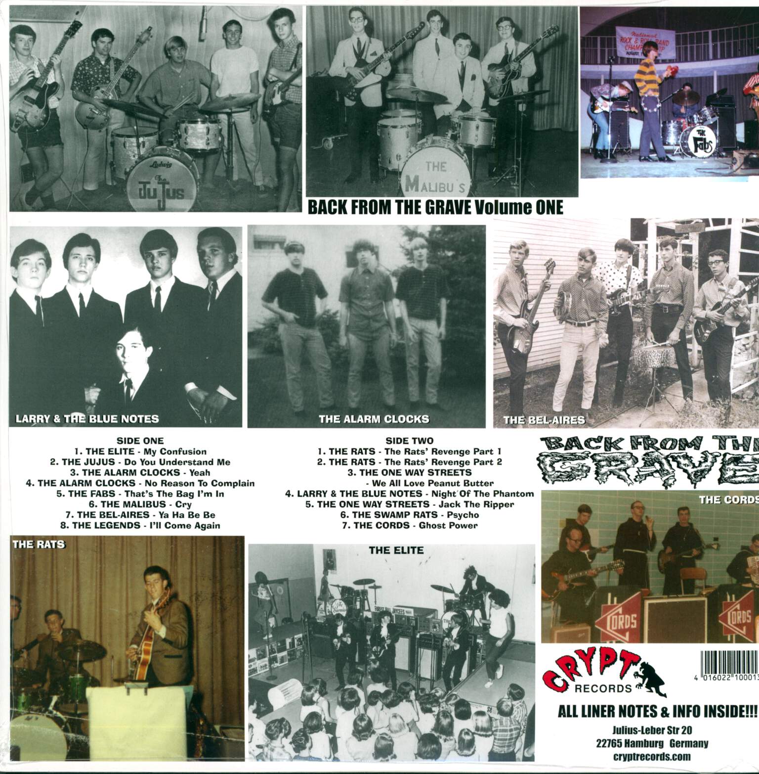 Various: Back From The Grave Volume 1, LP (Vinyl)