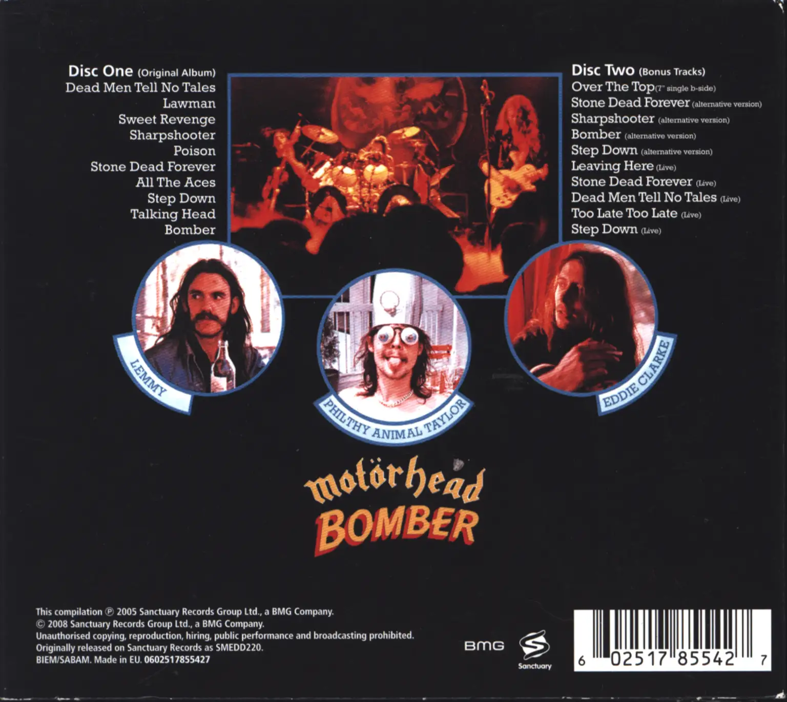 Motörhead: Bomber, CD