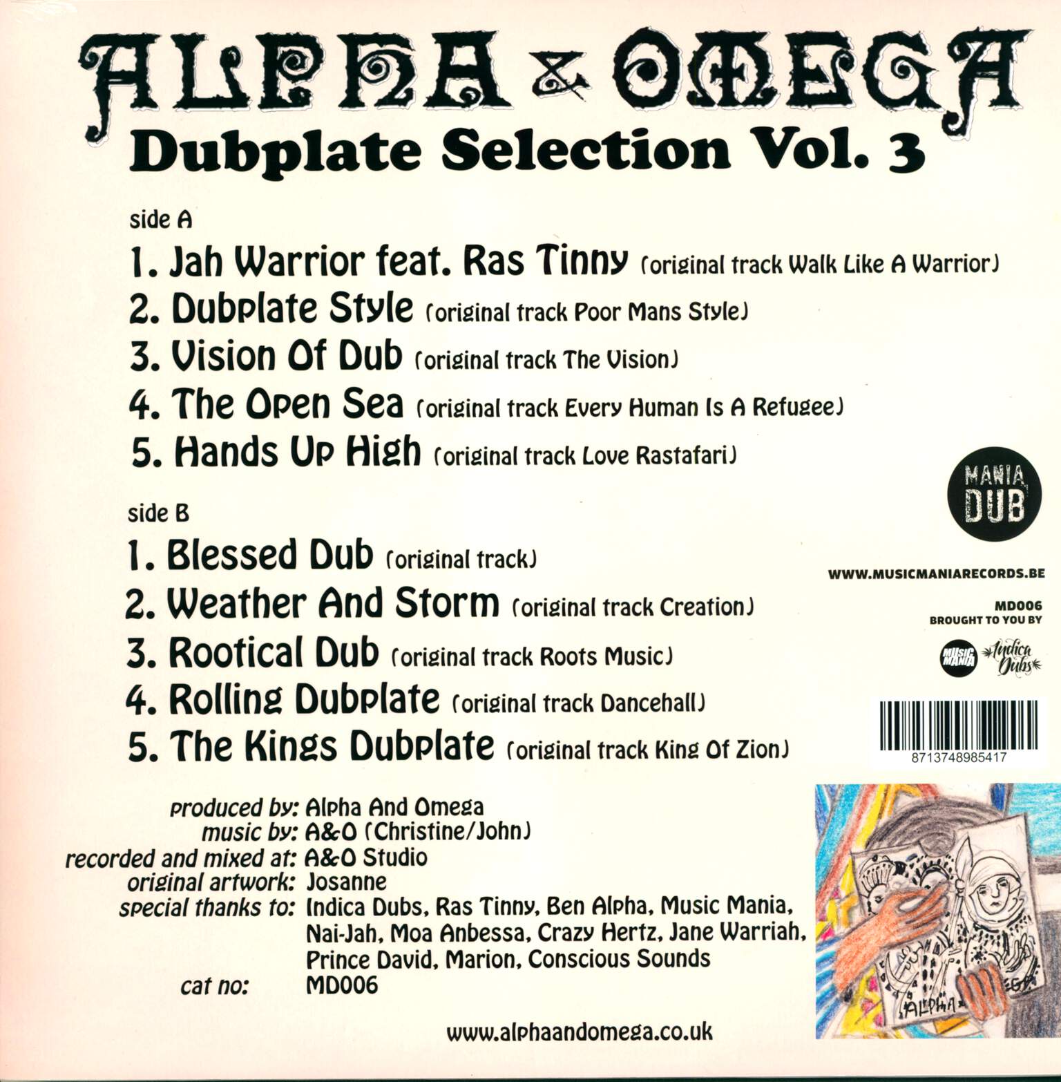 Alpha Omega: Dubplate Selection Vol. 3, LP (Vinyl)