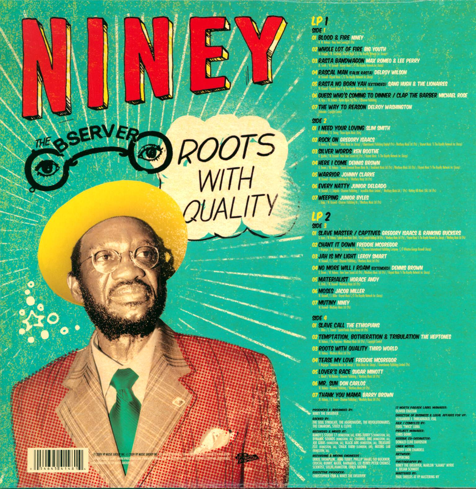 Niney the Observer: Roots With Quality, LP (Vinyl)