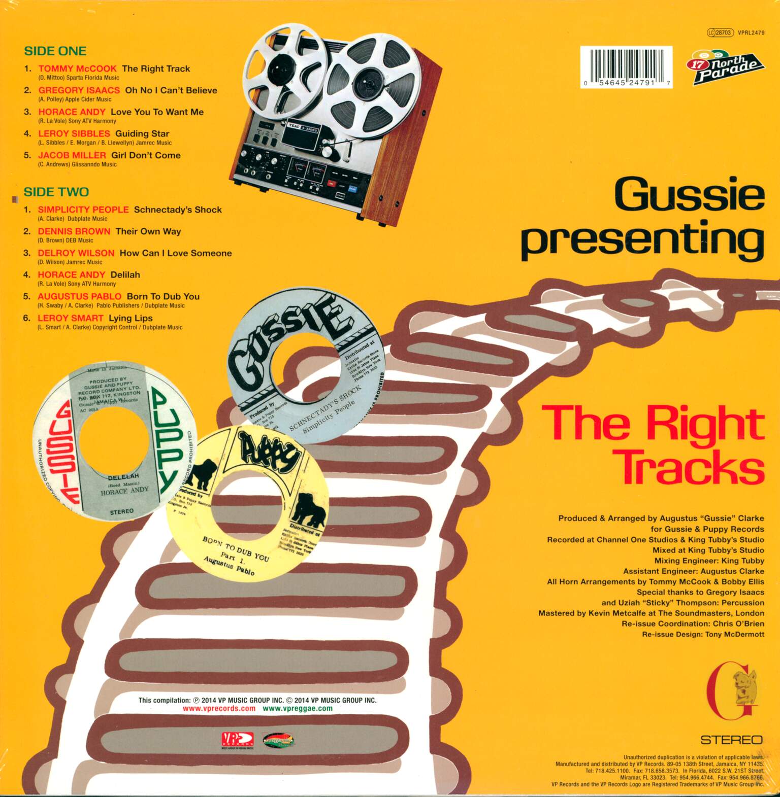 Augustus "Gussie" Clarke: The Right Tracks, LP (Vinyl)