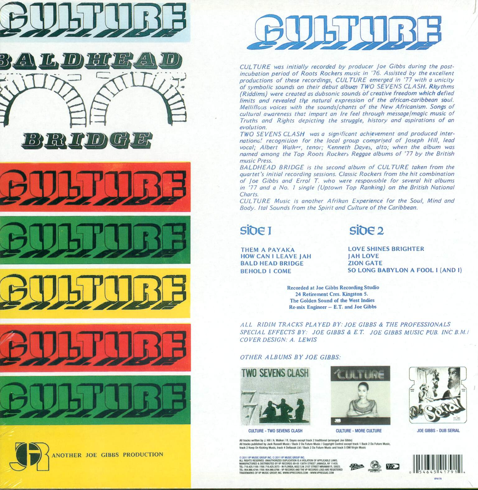 Culture: Baldhead Bridge, LP (Vinyl)