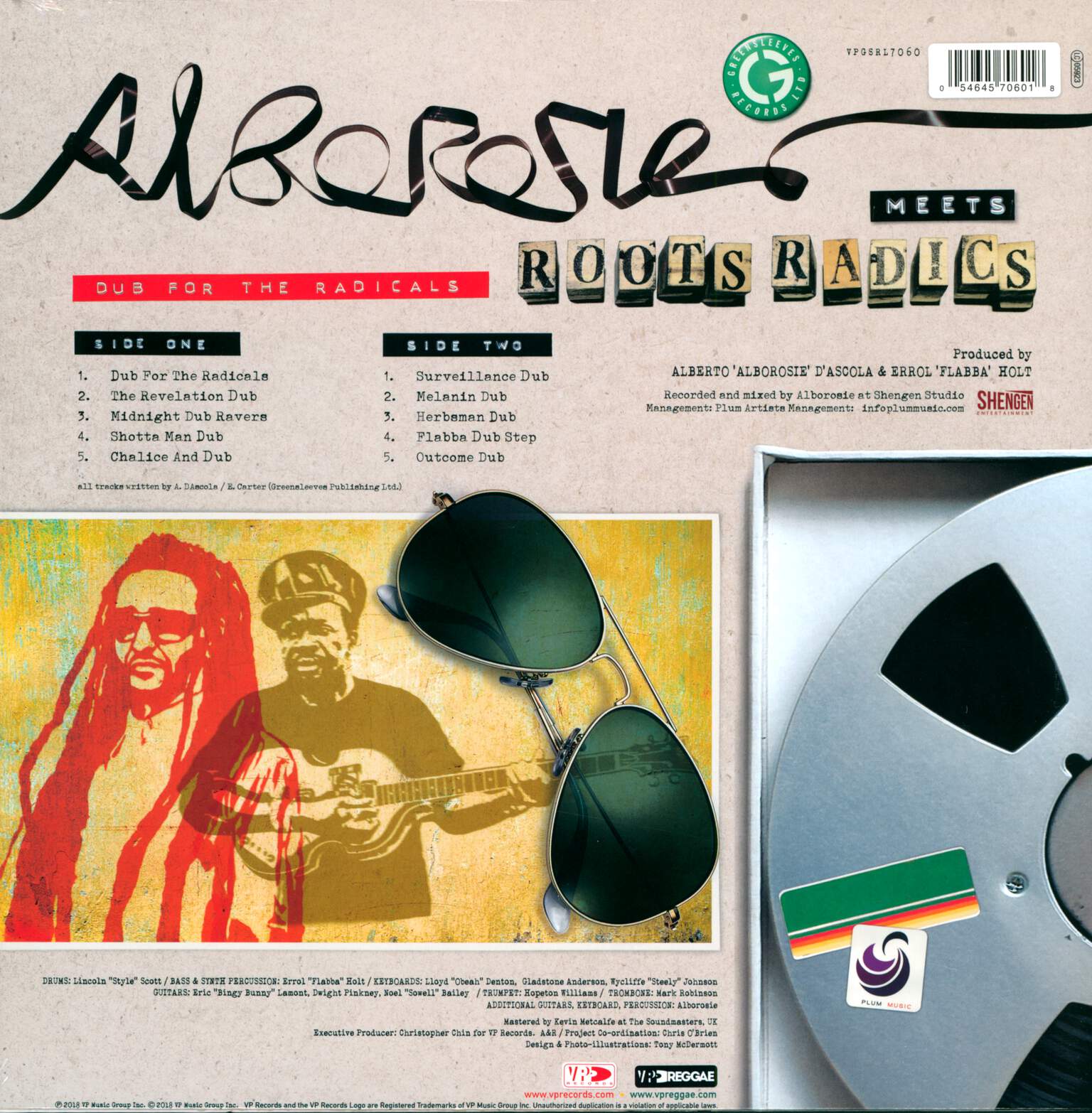 Alborosie: Dub For The Radicals, LP (Vinyl)