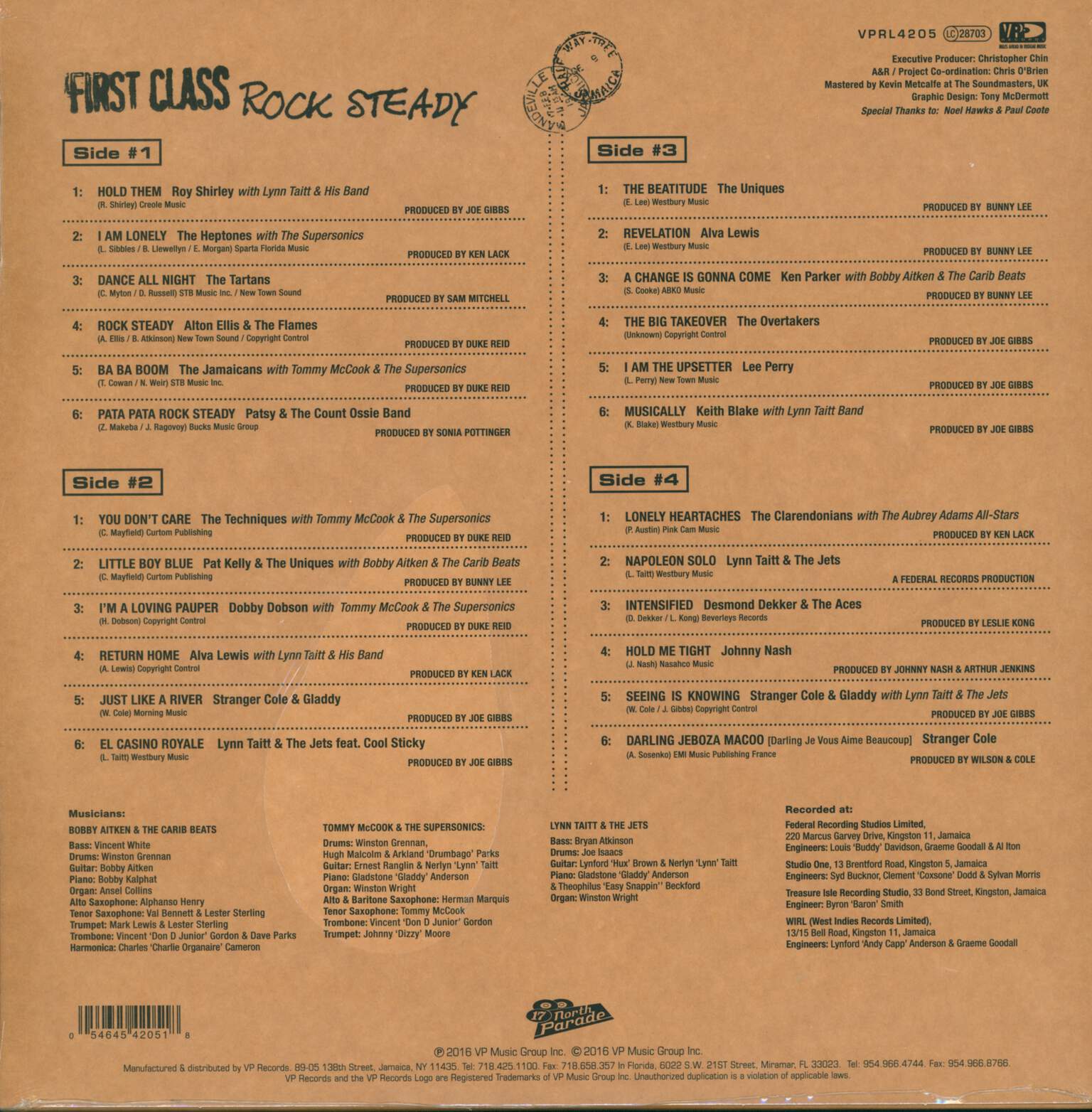 Various: First Class Rock Steady, 2×LP (Vinyl)