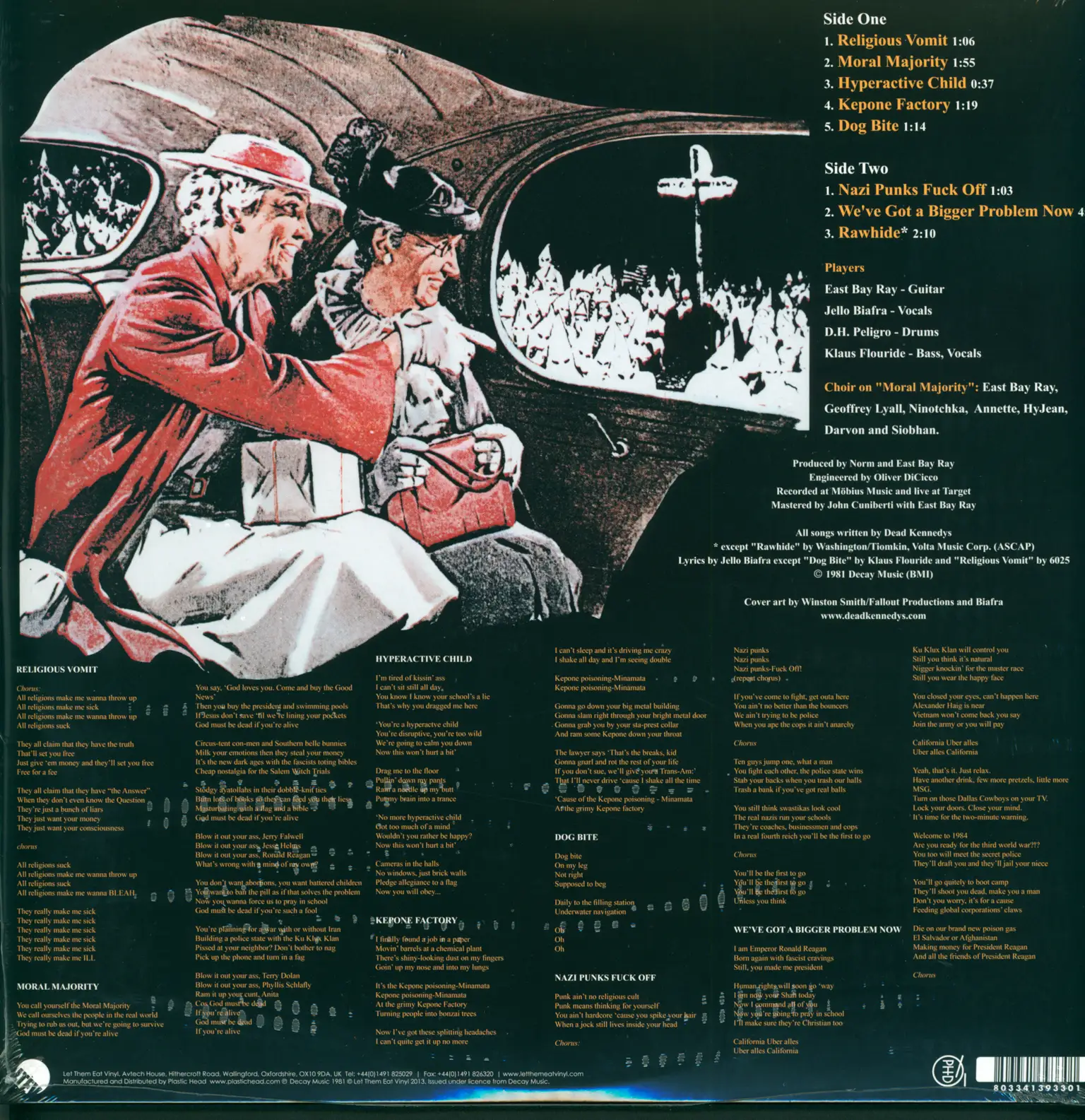 Dead Kennedys: In God We Trust, Inc., 12" Maxi Single (Vinyl)