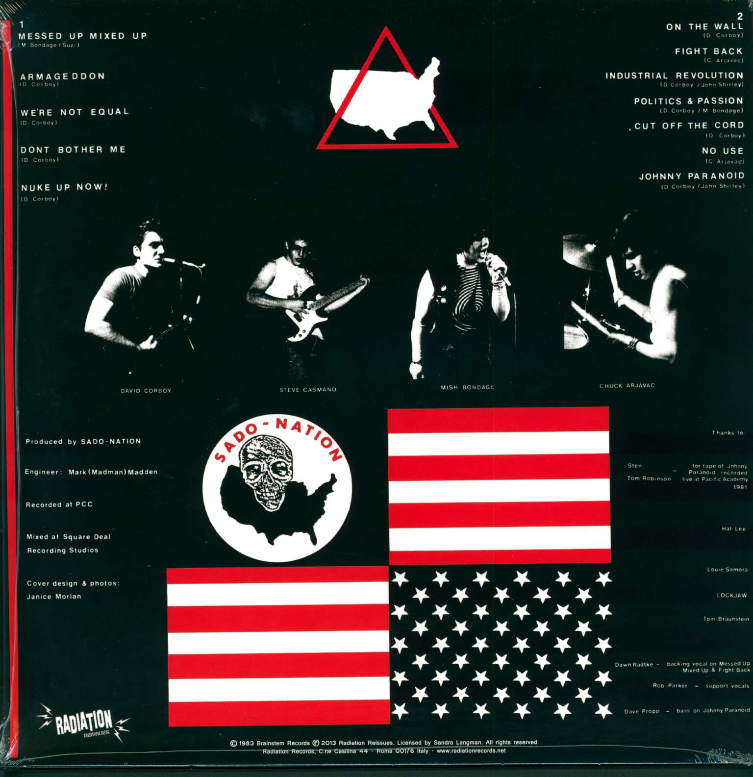 Sado-Nation: We're Not Equal, 12" Maxi Single (Vinyl)