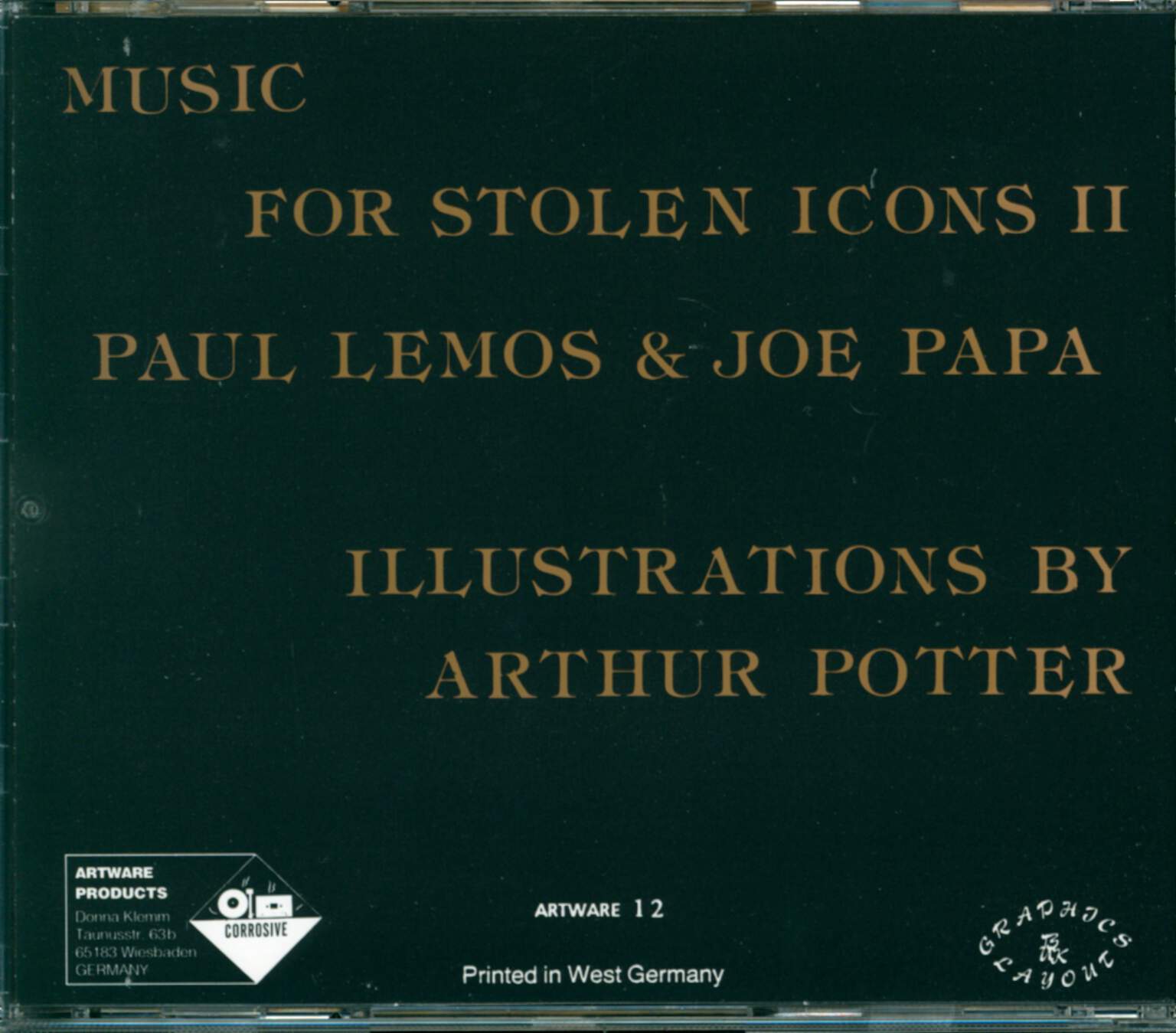 Paul Lemos: Music For Stolen Icons II, CD