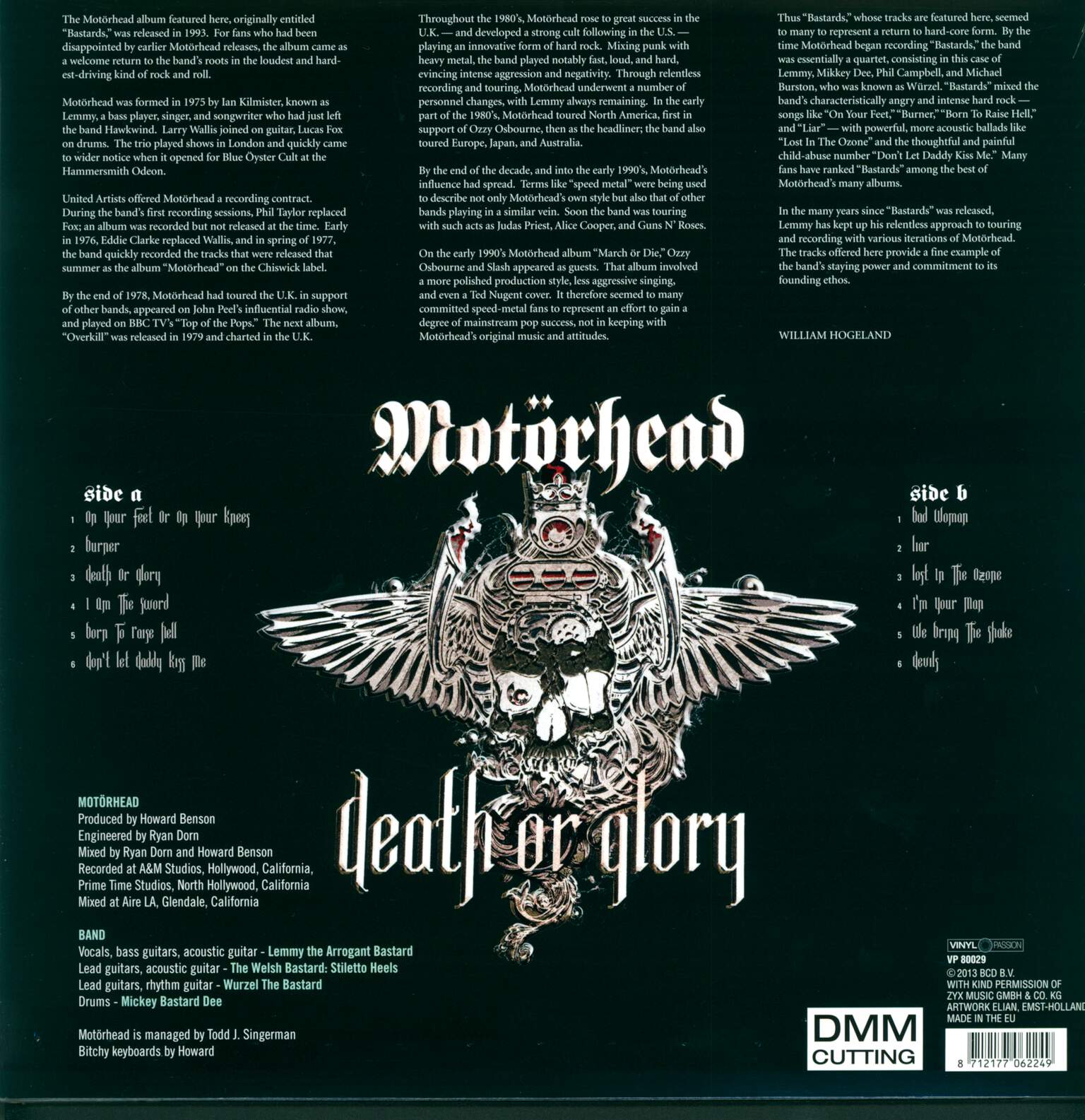 Motörhead: Death Or Glory, LP (Vinyl)